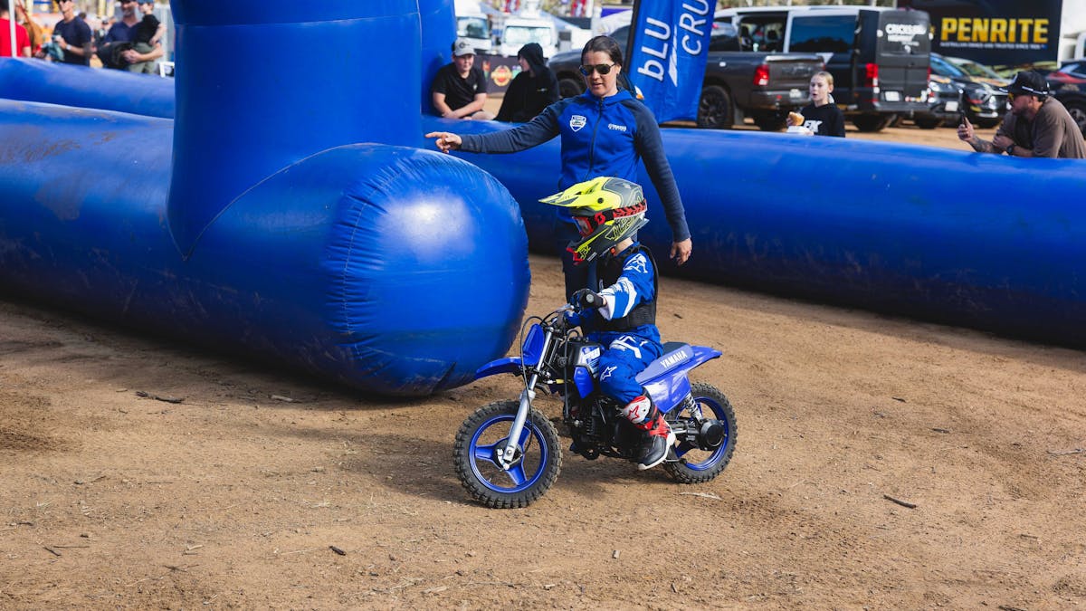 The kids Come and Try activation at the event