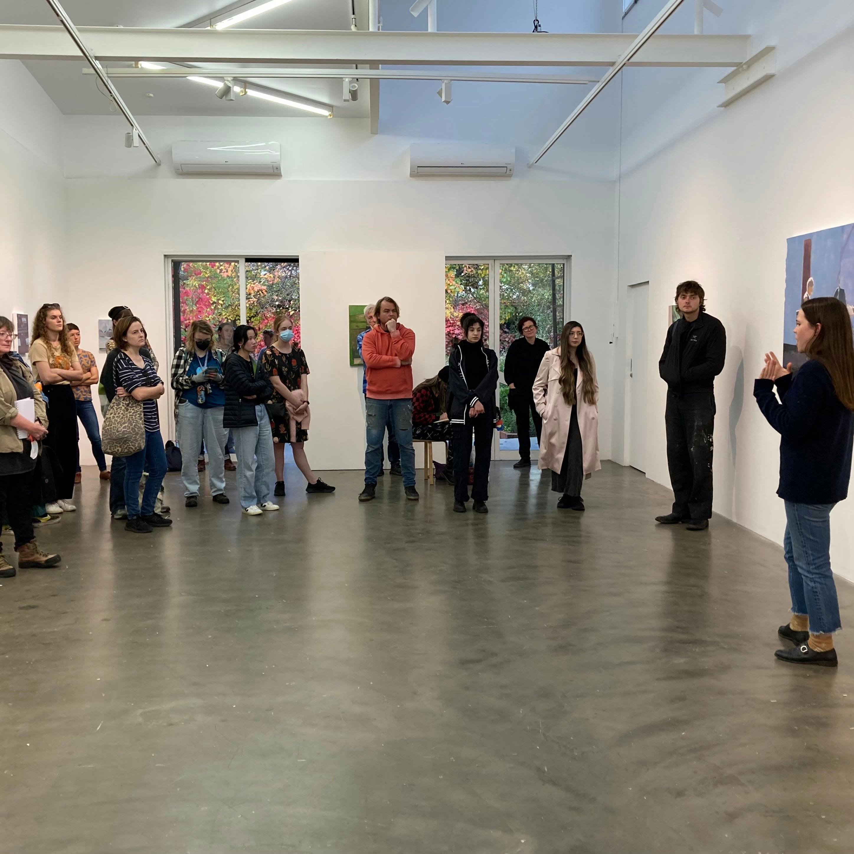 Artist talk, 2023 at ANCA Gallery