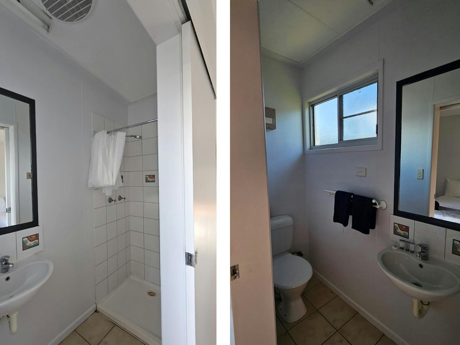 Ensuite Cabin bathroom