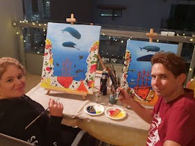 Paint and Sip Social Art Classes (2 for 1)