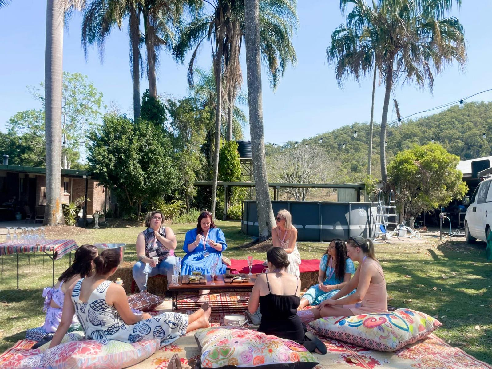 picnic at Deep Gully Farm
