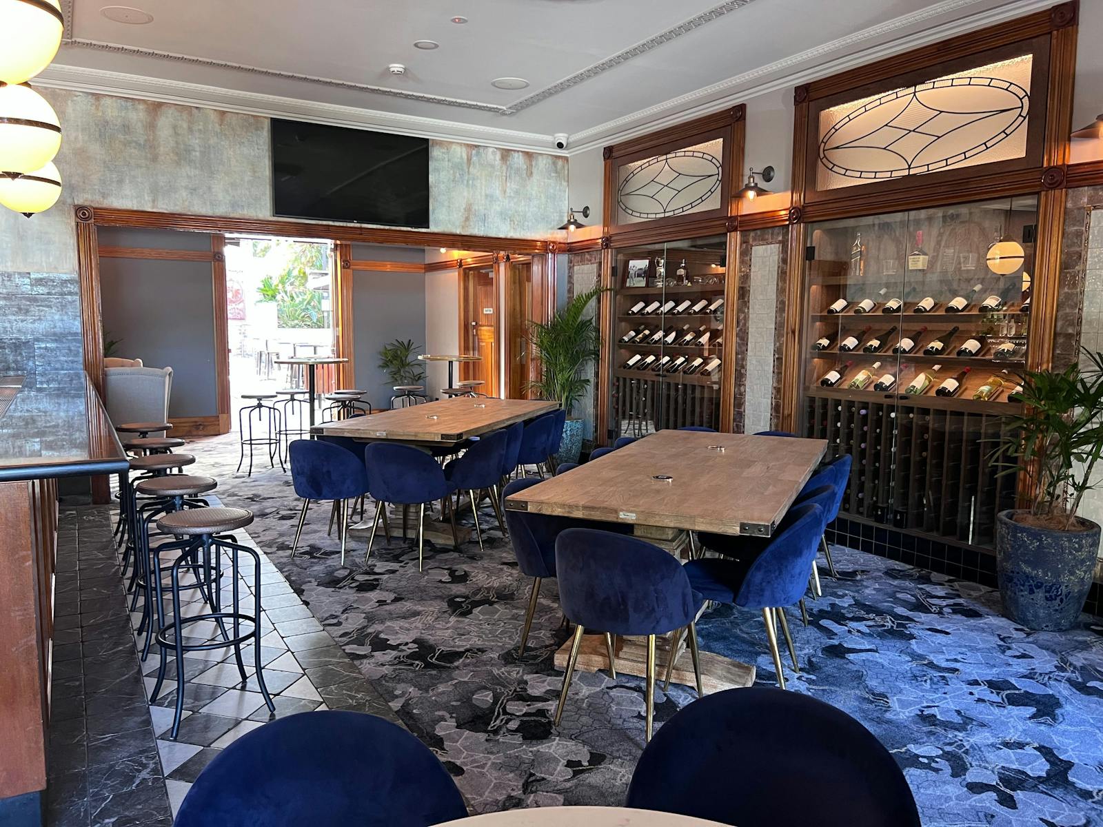 Private dining spaces