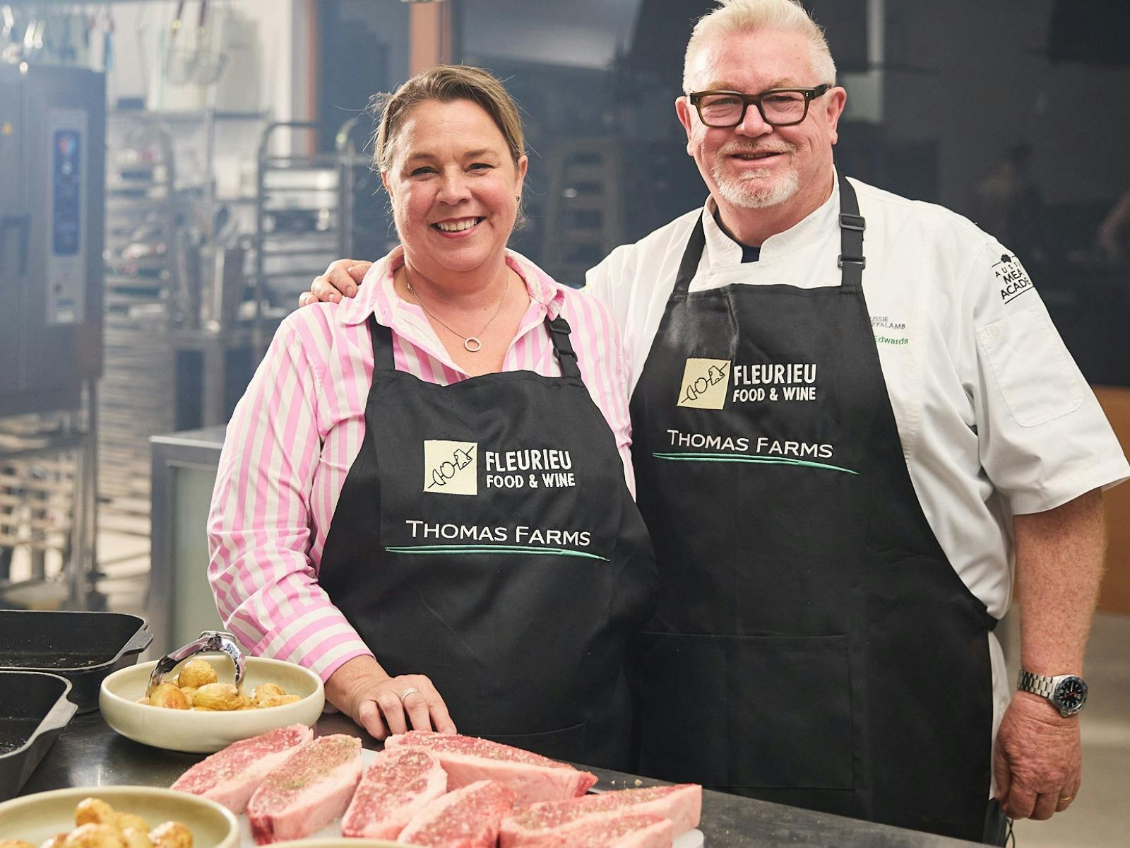 Jackie Mazzocato and Guest Chef Stephen Edwards