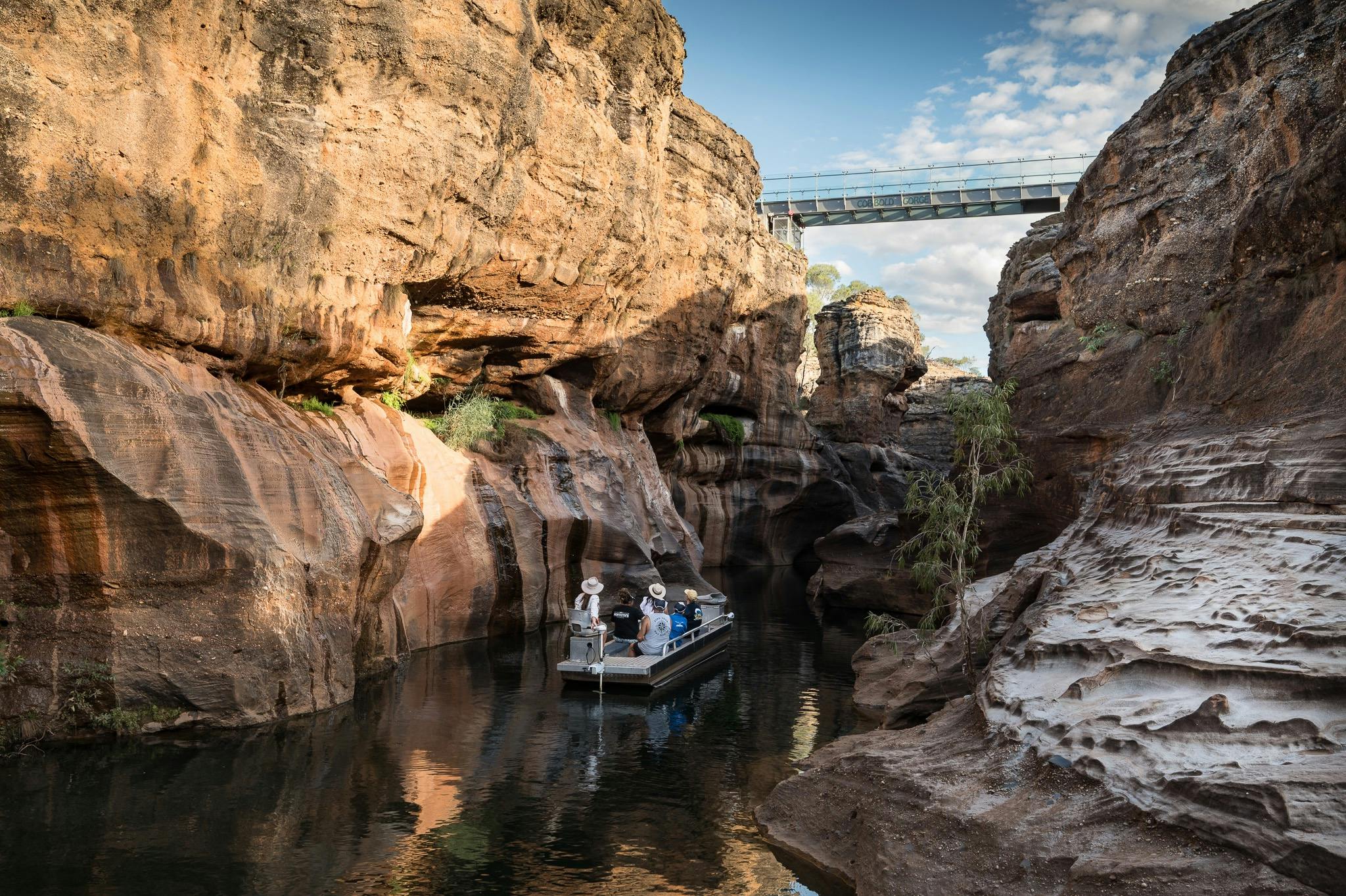 Cruising through Cobbold Gorge