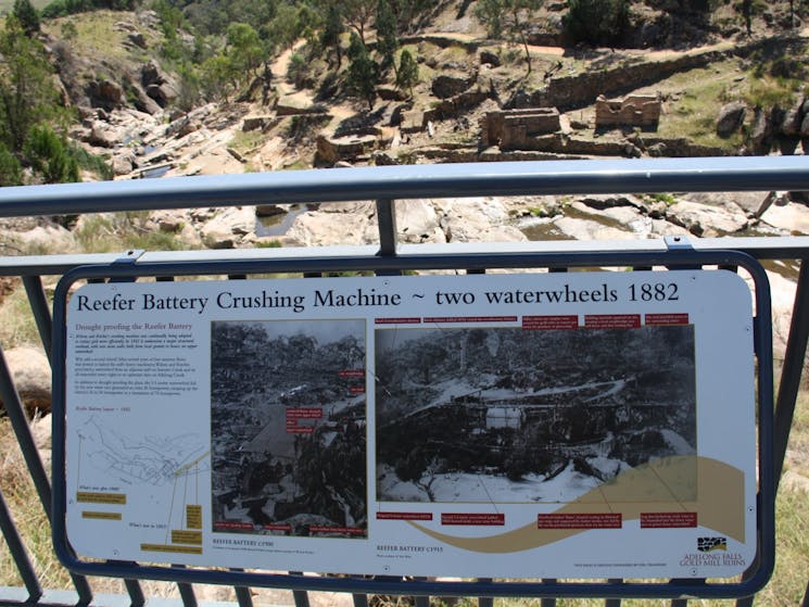 The  reefer battery crushing machine & how it was drought proofed  using two waterwheels in 1882
