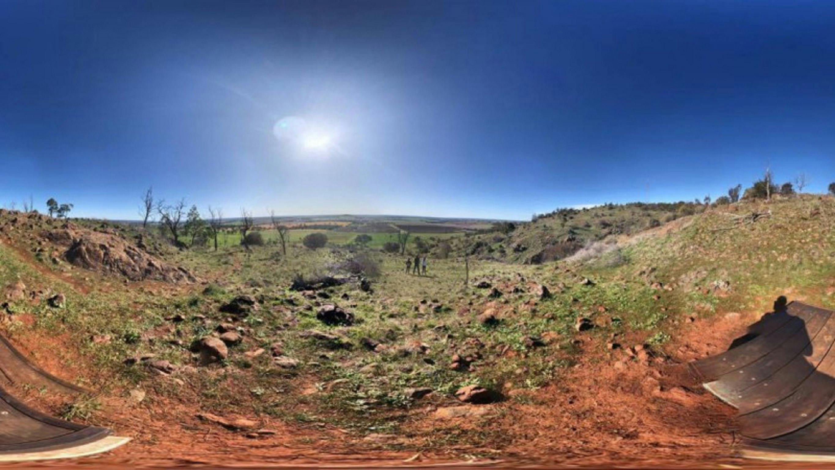 Great views north from the trail
