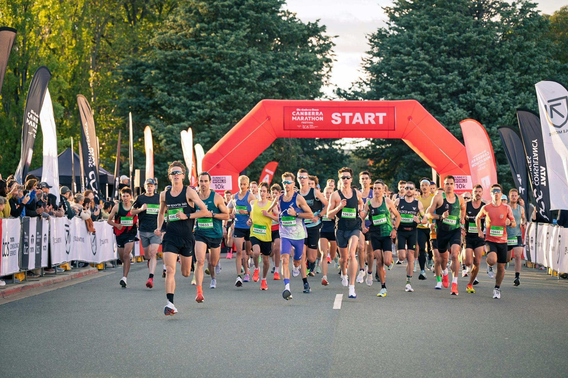Participants Running in Canberra