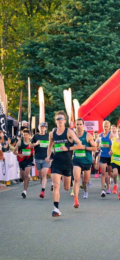 Participants Running in Canberra