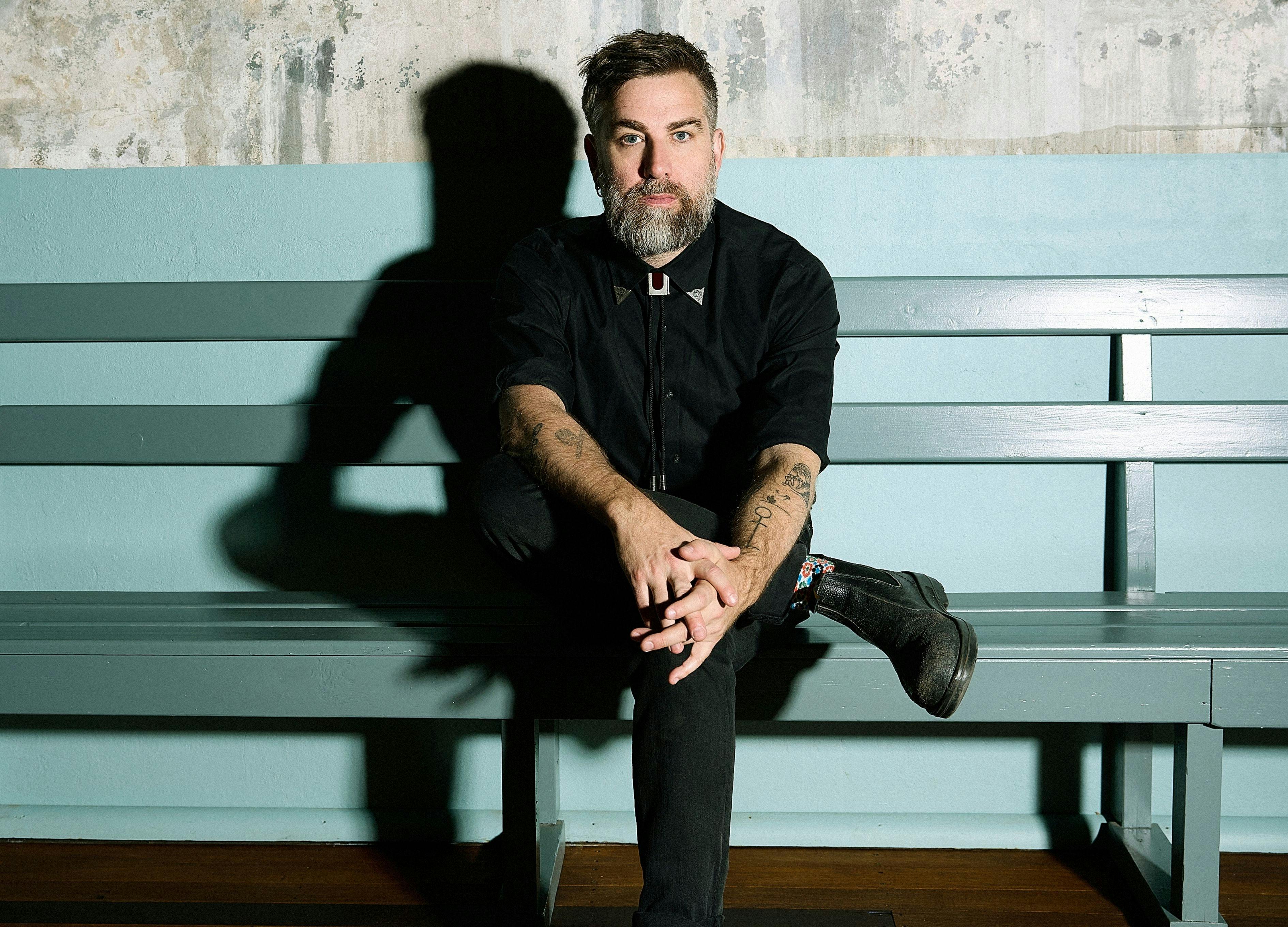 Man sitting on a bench