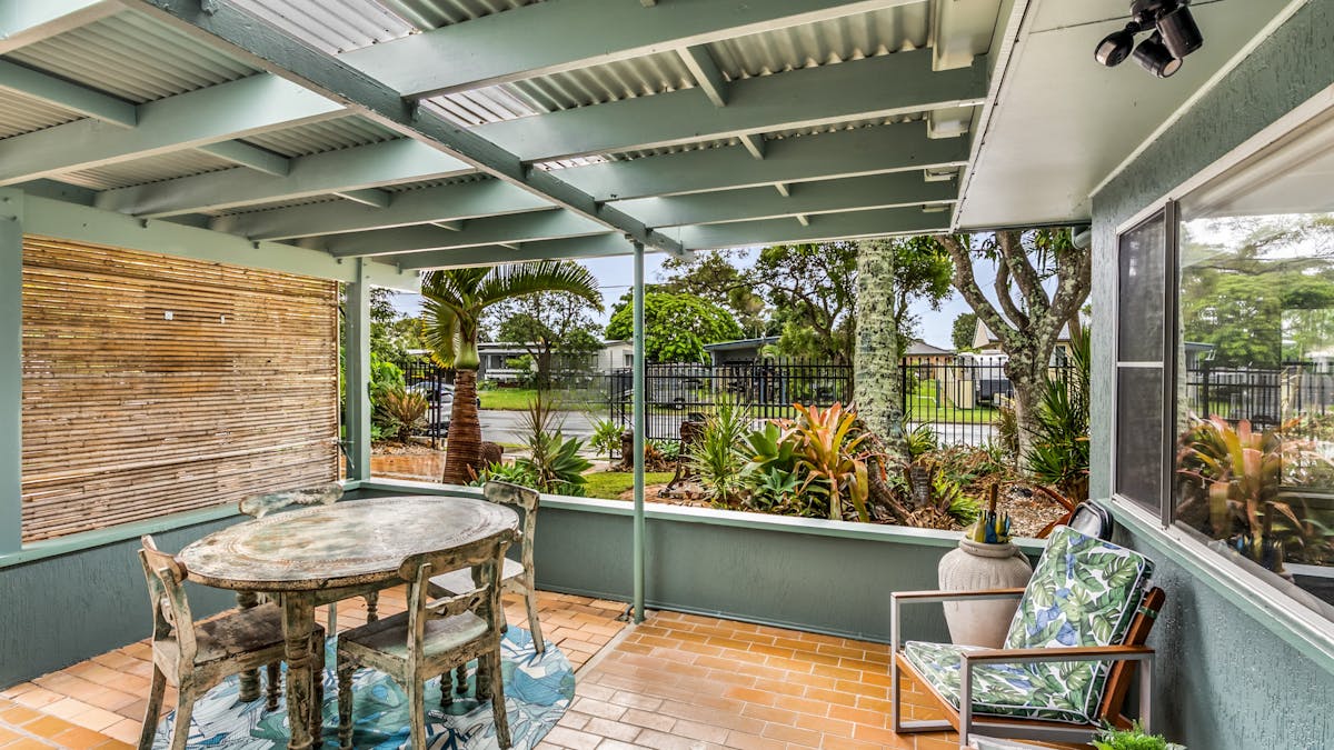 Front patio area