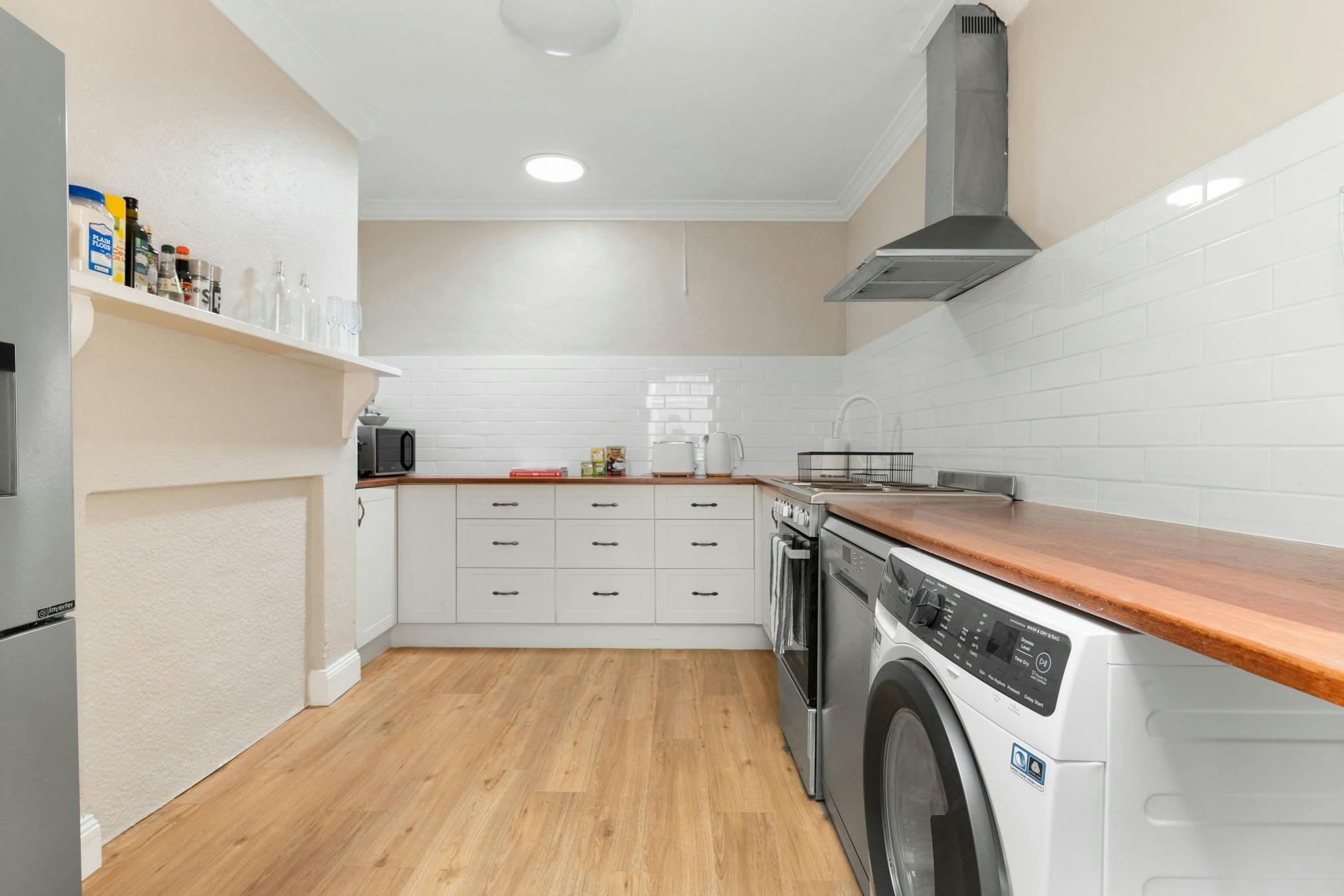 Kitchen and Laundry to save space