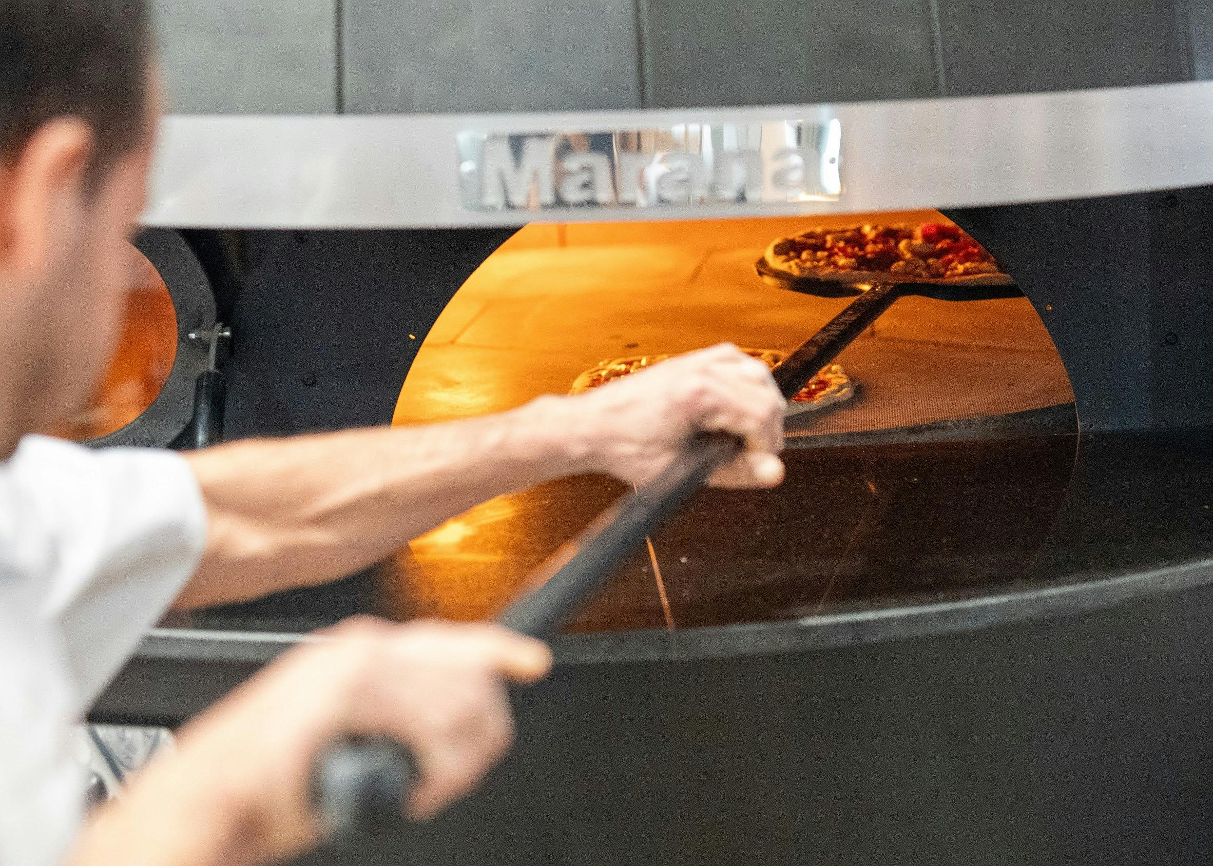 Wood fire pizza oven