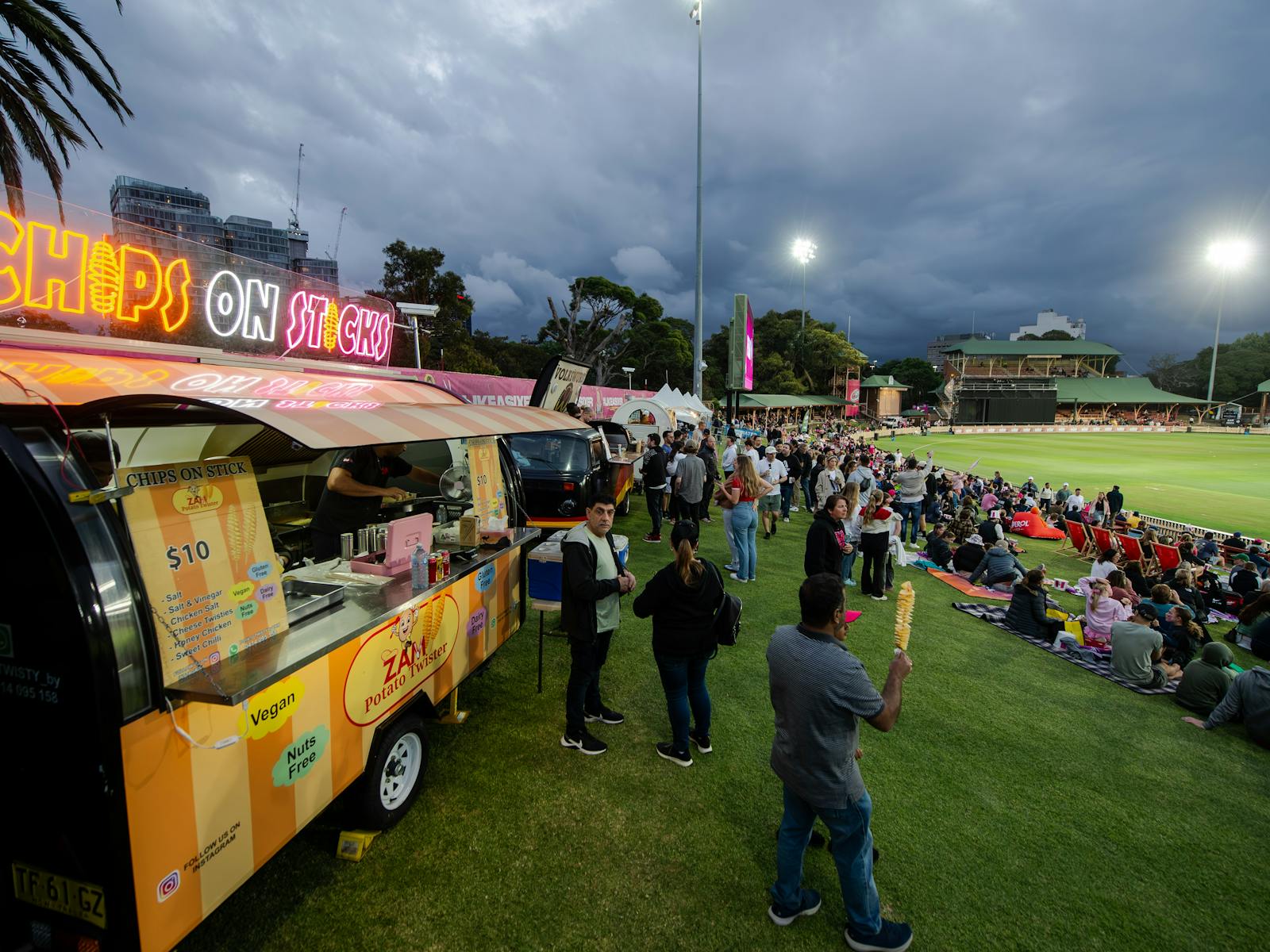 Food trucks at North Sydney Oval