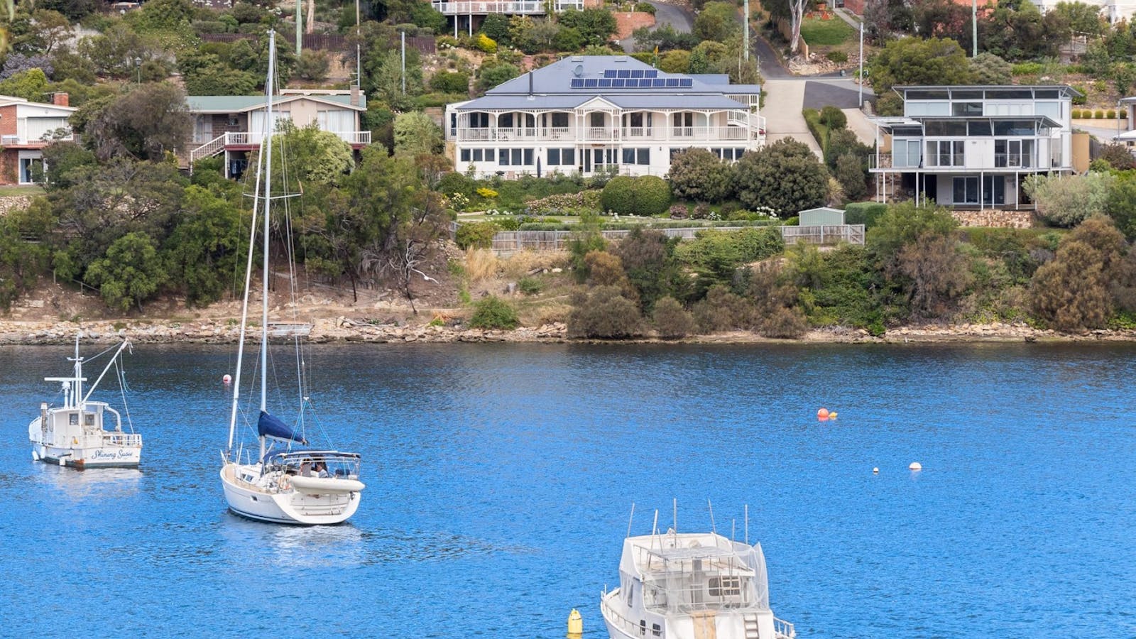 Looking out to the bay