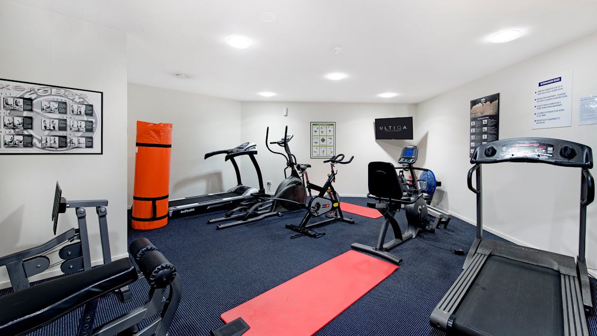 Gym at ULTIQA Shearwater Resort on Kings Beach