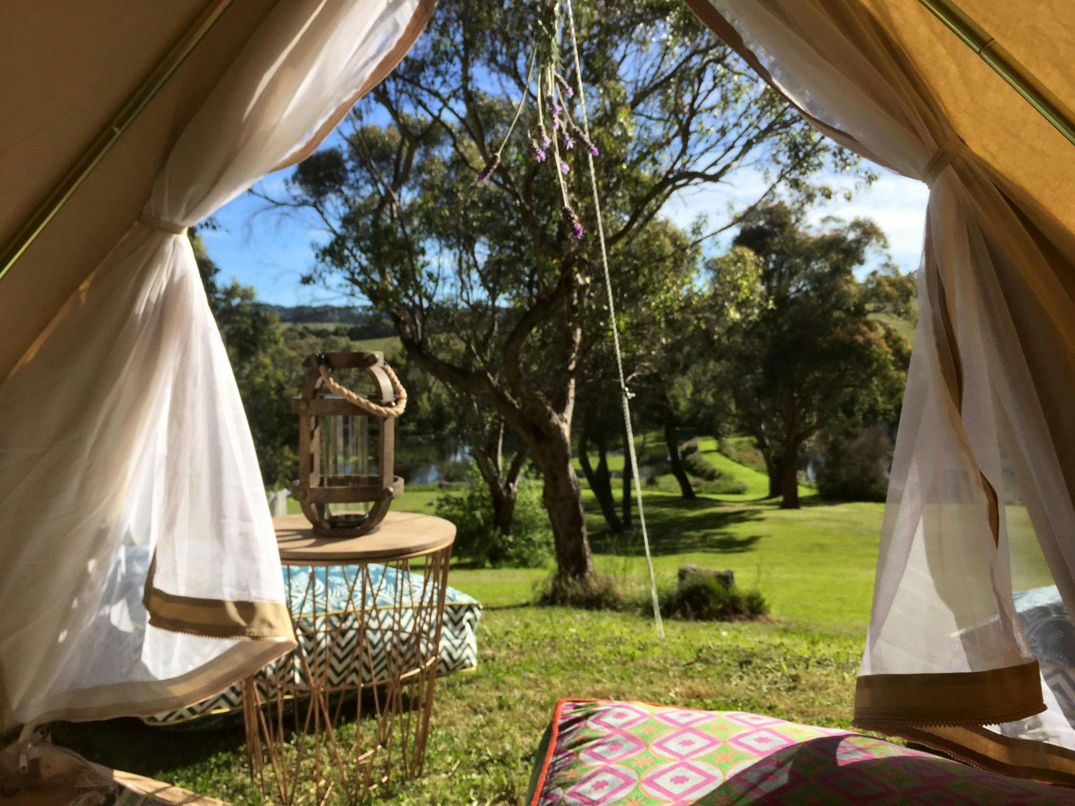 Bell Tent Glamping Experience & Rentatent Camping