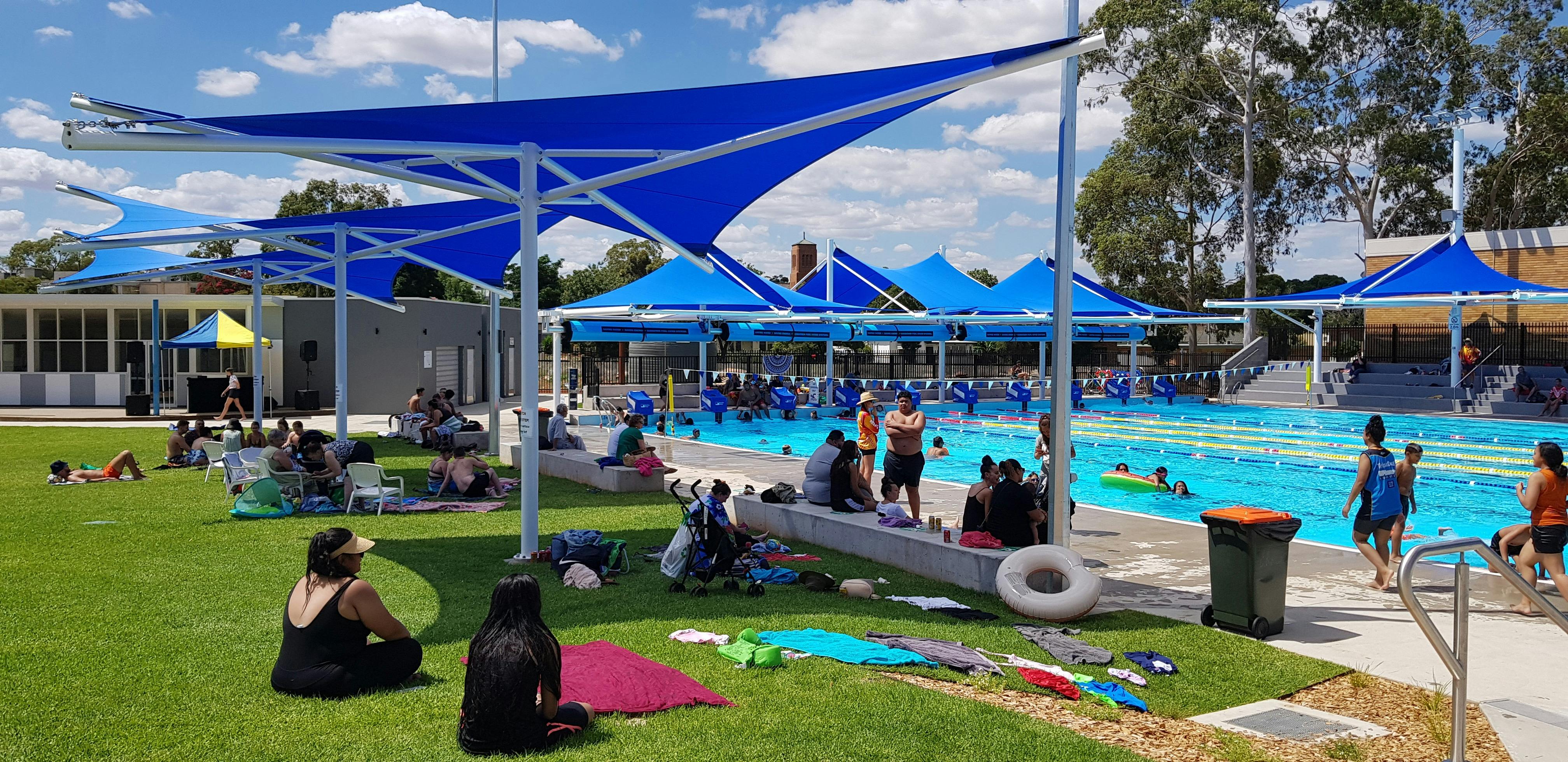 Enjoy the grassed area with full BBQ facilities as you relax and swim in our incredible 50m pool