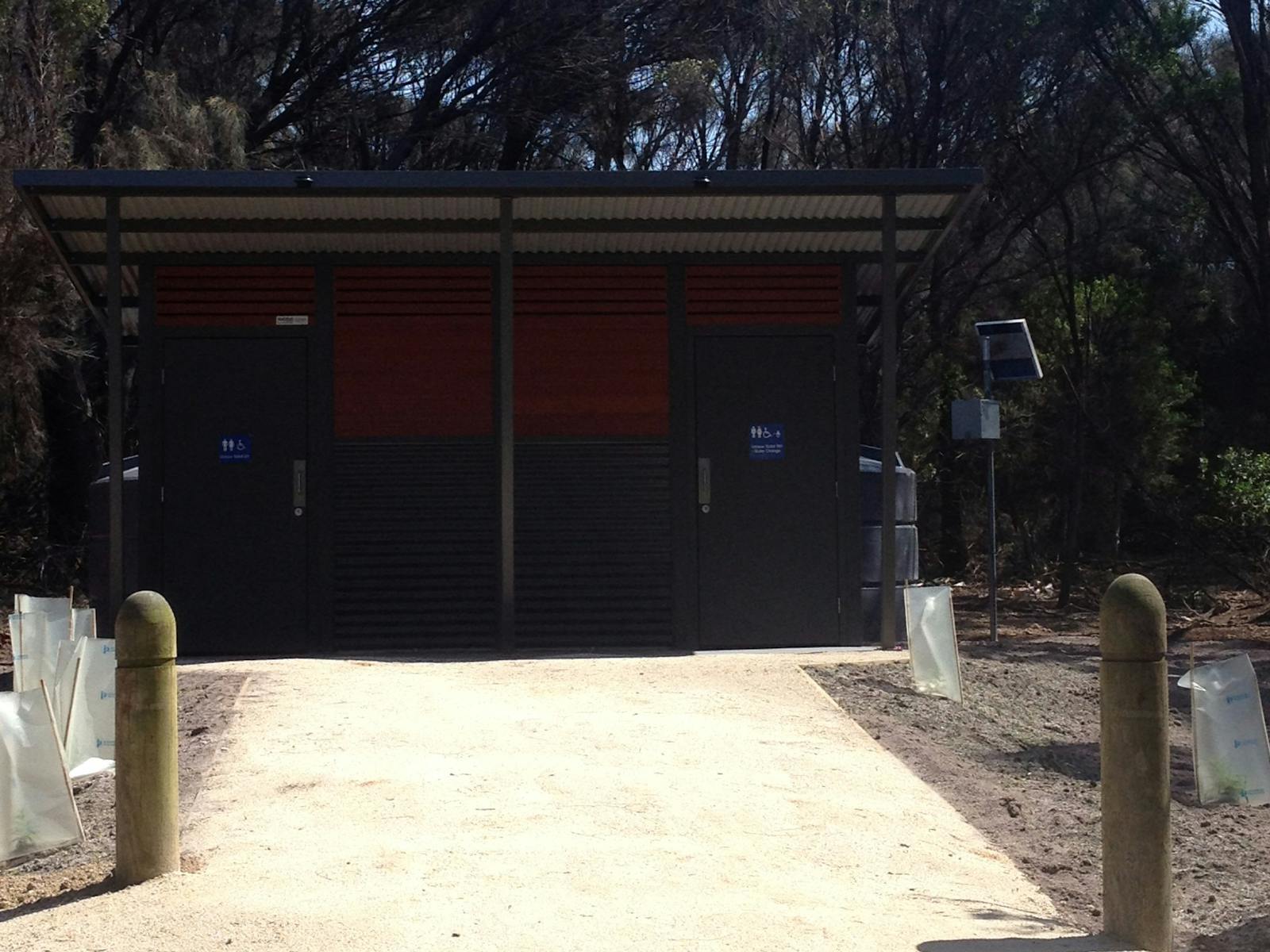 public Toilets at Trousers Point picnic area  Flinders Island Tasmania