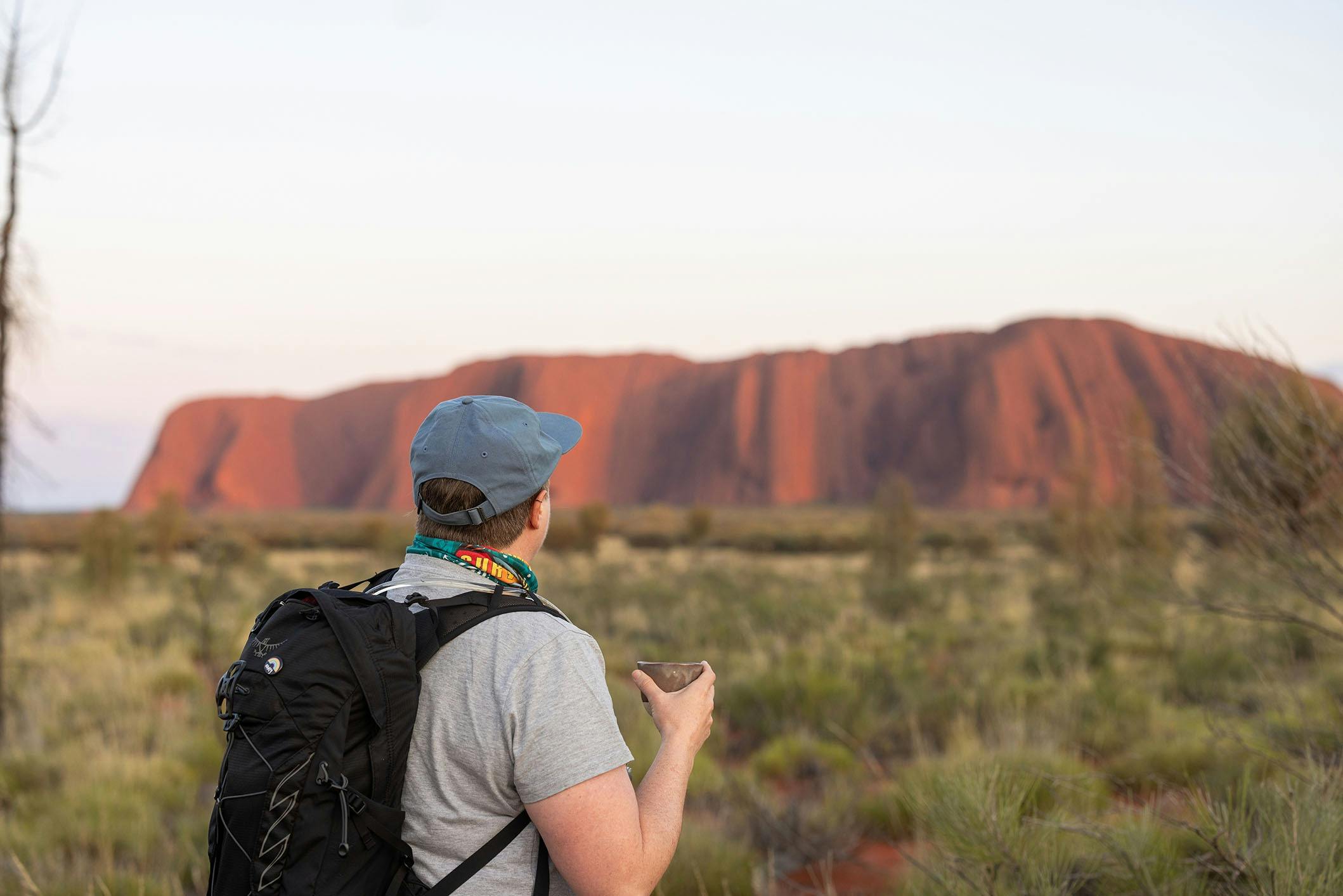 Guided walking in the  Uluṟu – Kata Tjuṯa National Park