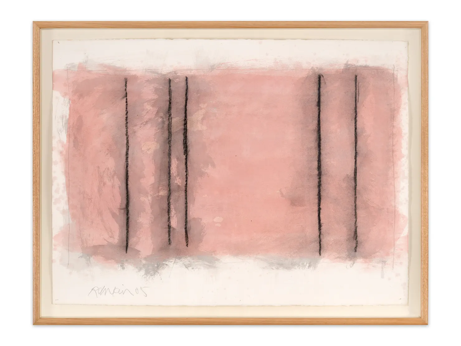 IMAGE CREDIT: David Rankin | Crossings - Pink | 2005 | mixed media on paper | 56 x 76cm