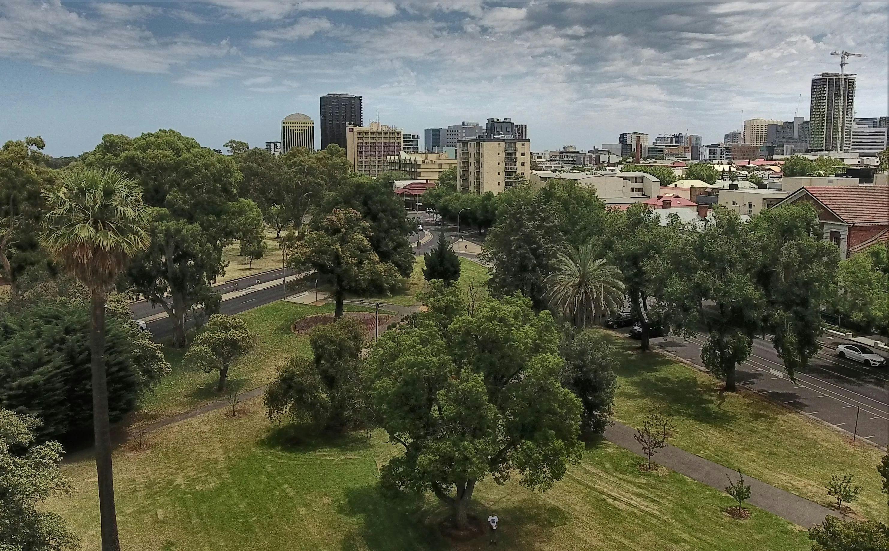The historic Osmond Gardens, within Peppermint Park /Wita Wirra (Park 18)