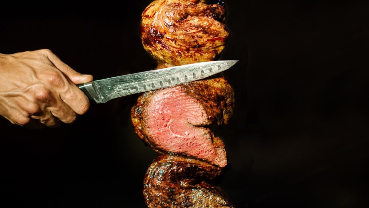 Bushfire Flame Grill succulent skewers or meat