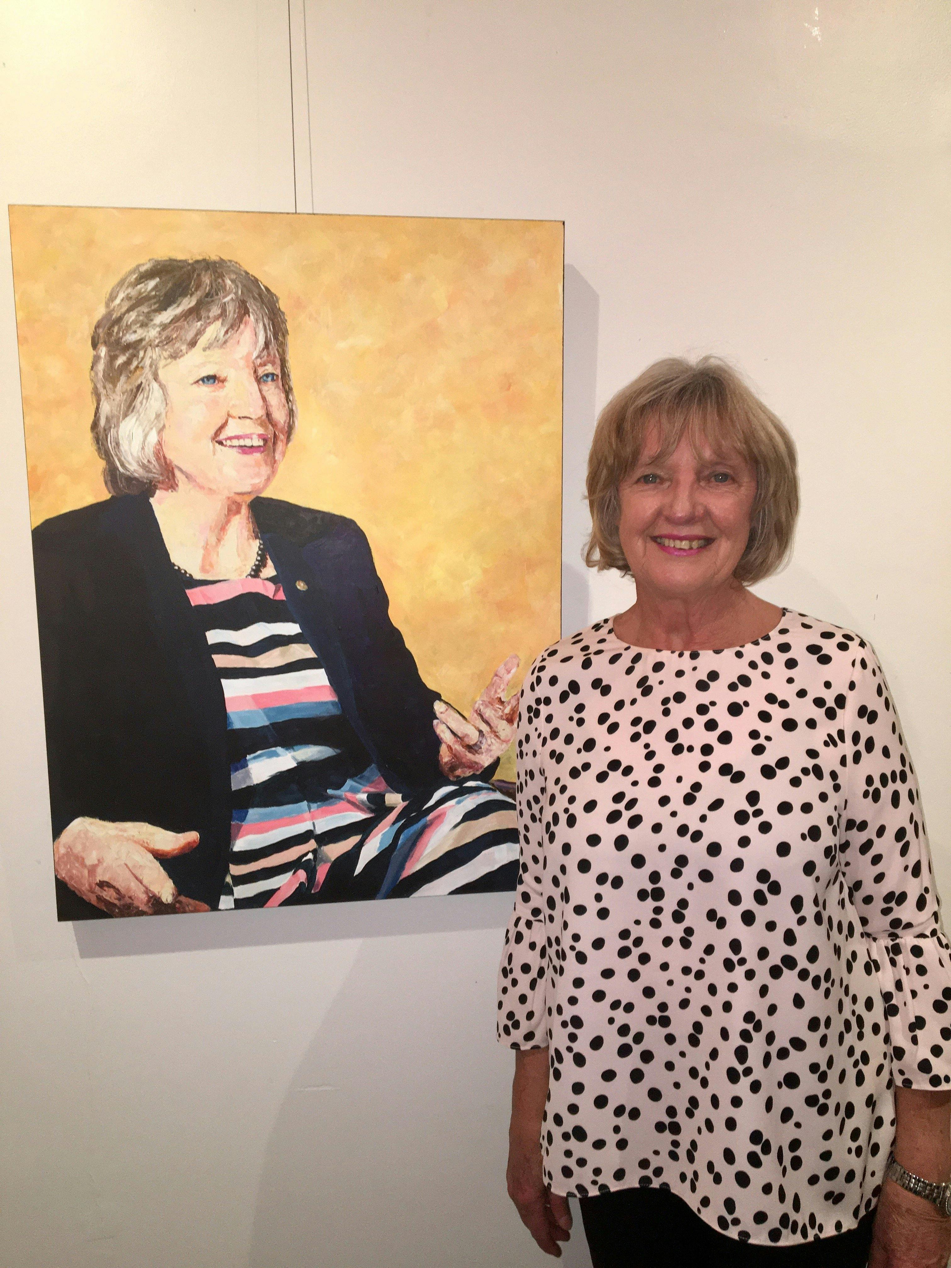 Ron Penrose, Erika Vickery portrait