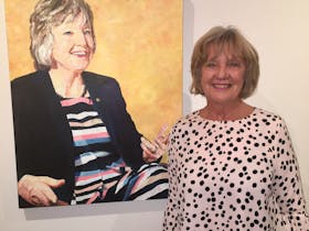 Ron Penrose, Erika Vickery portrait