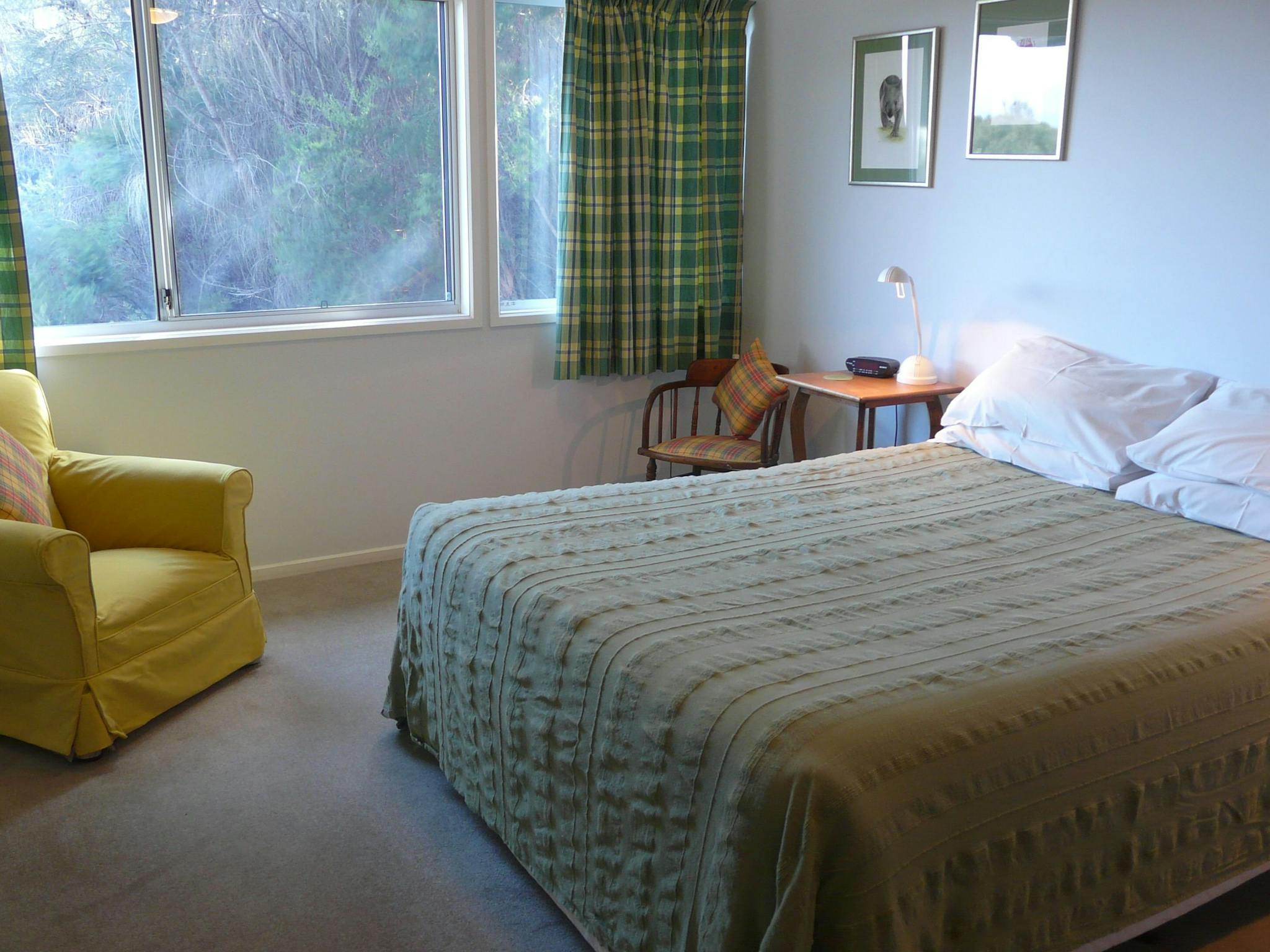 A comfortable bed and a good night's sleep
