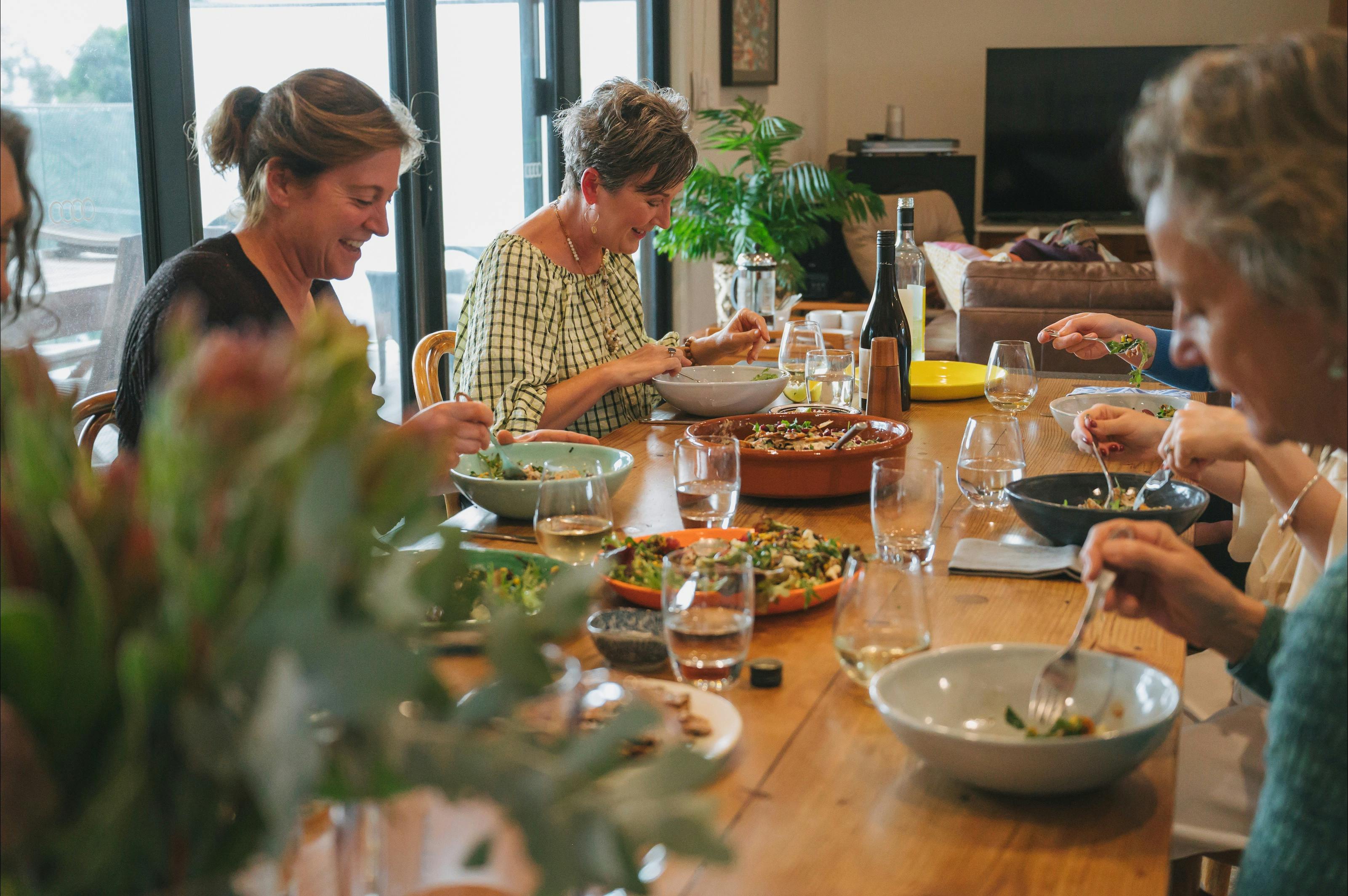 Every Green Gourmet workshop concludes with a delicious shared feast