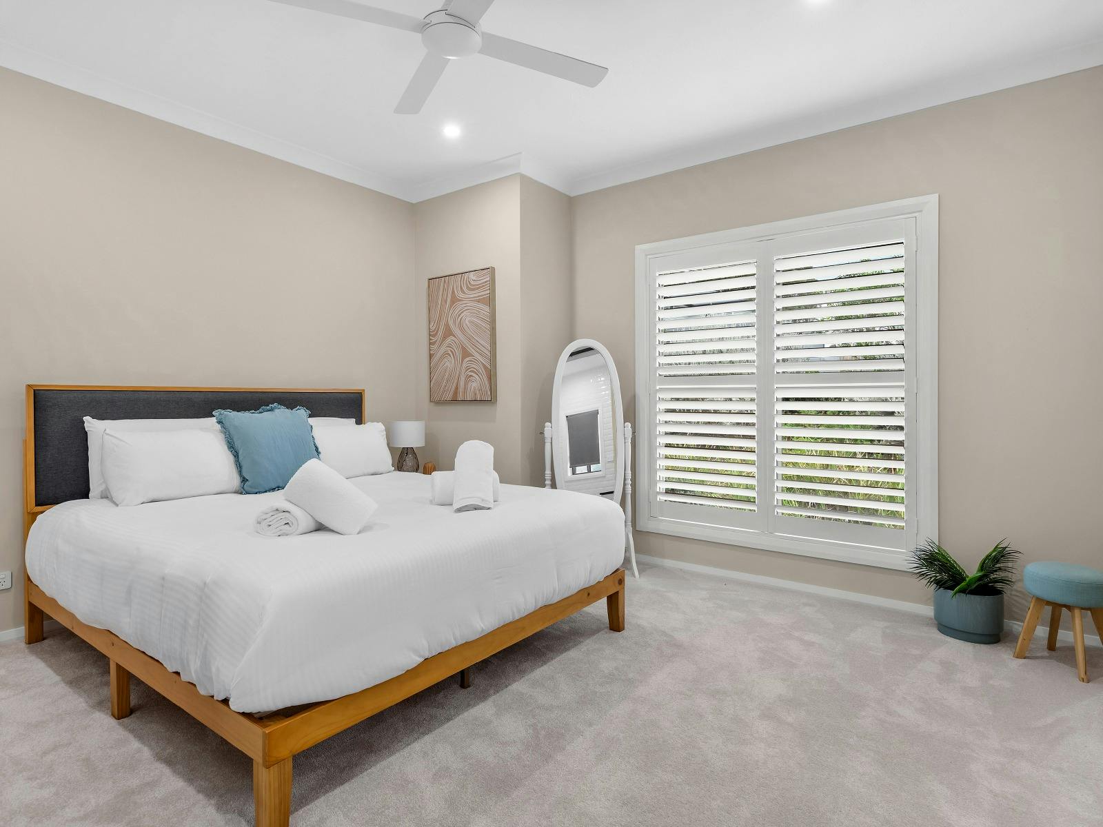 Wombat Lodge bedroom