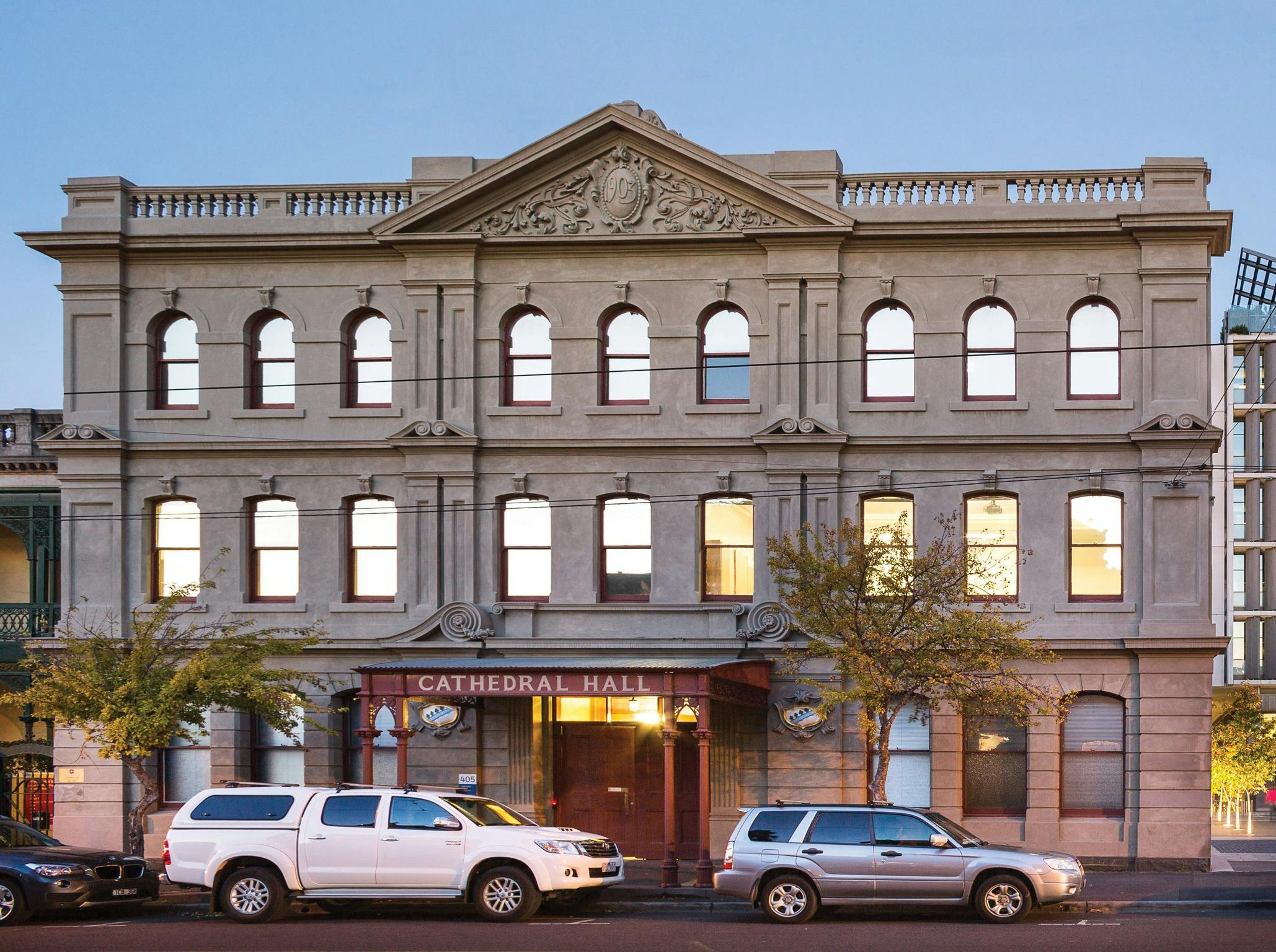 The Mary Glowrey Museum is located in Cathedral Hall, Level 2, 20 Brunswick St, Fitzroy,