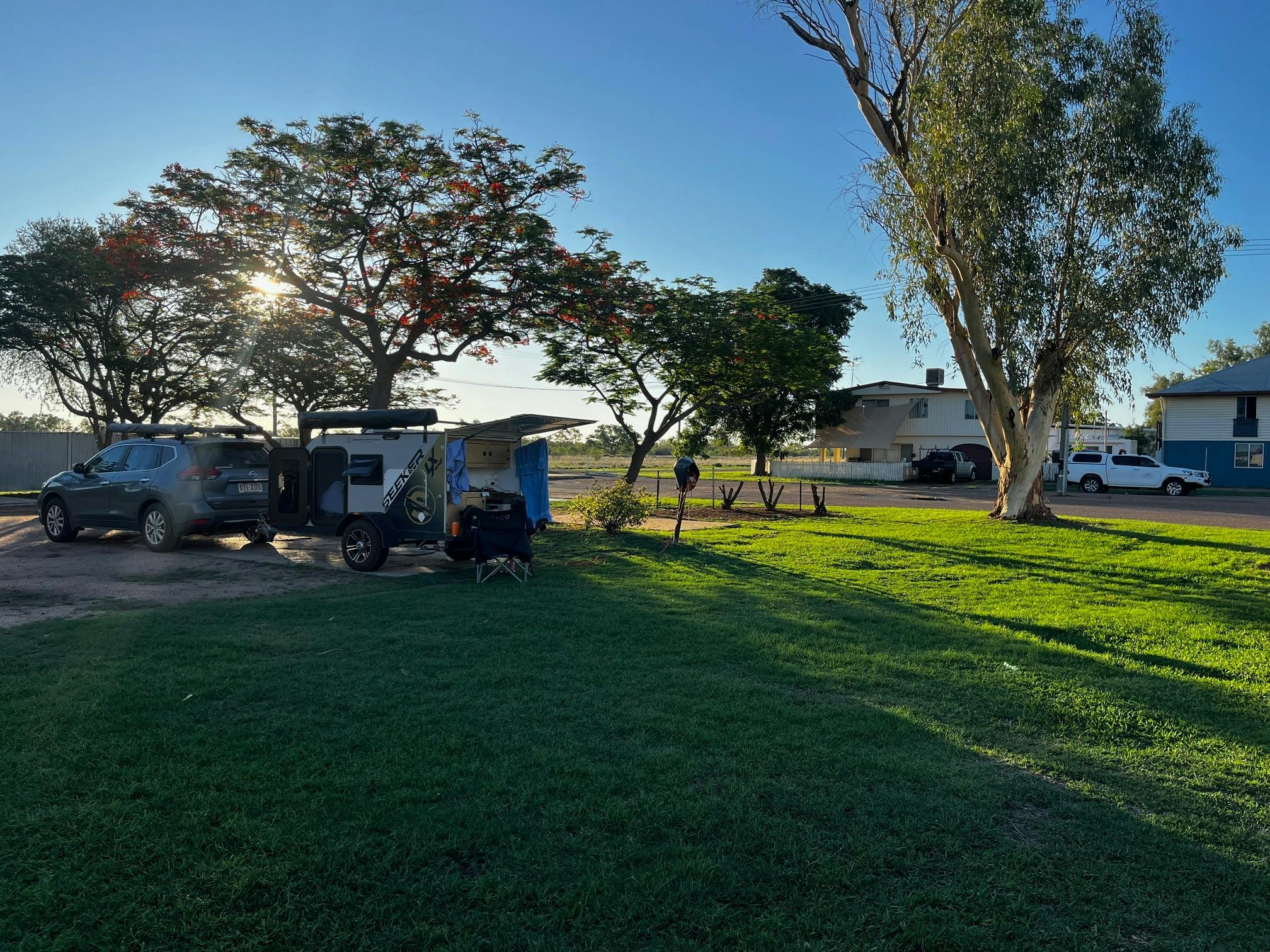 Caravan Park late afternoon