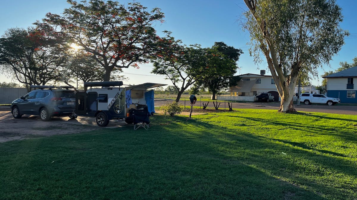 Caravan Park late afternoon