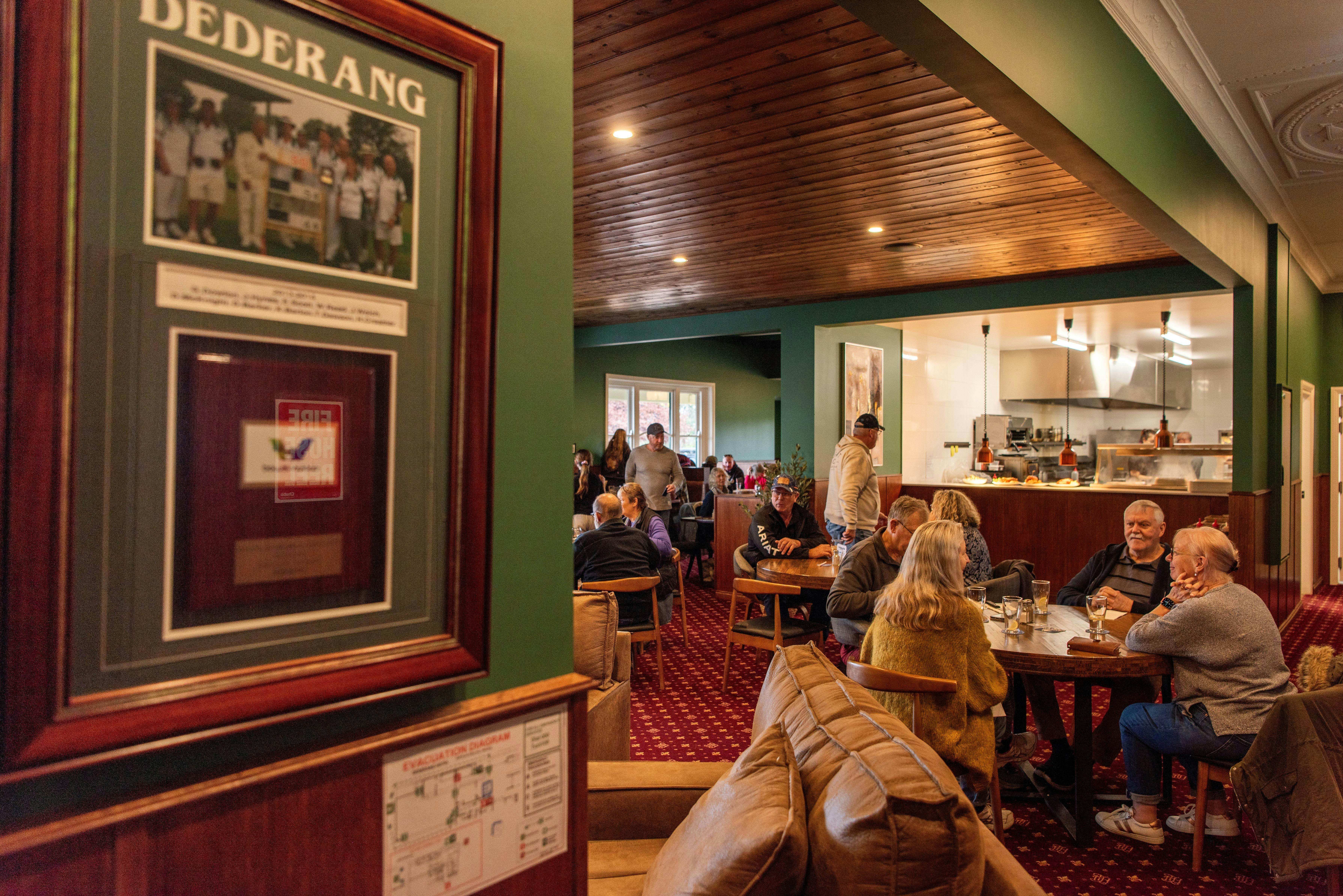 The Lounge Space with people dinning