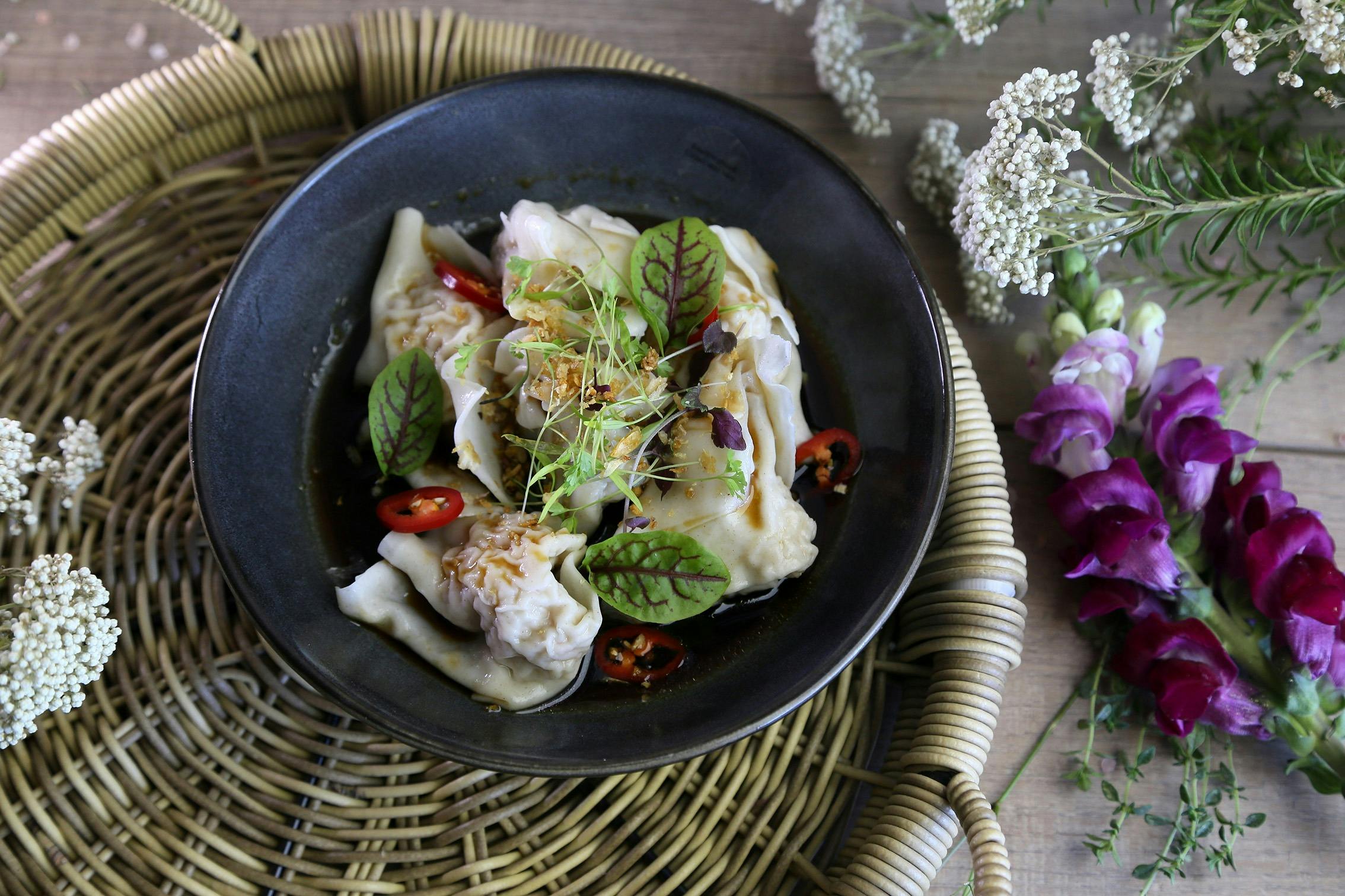 Harbour Thai의 찐 완탕