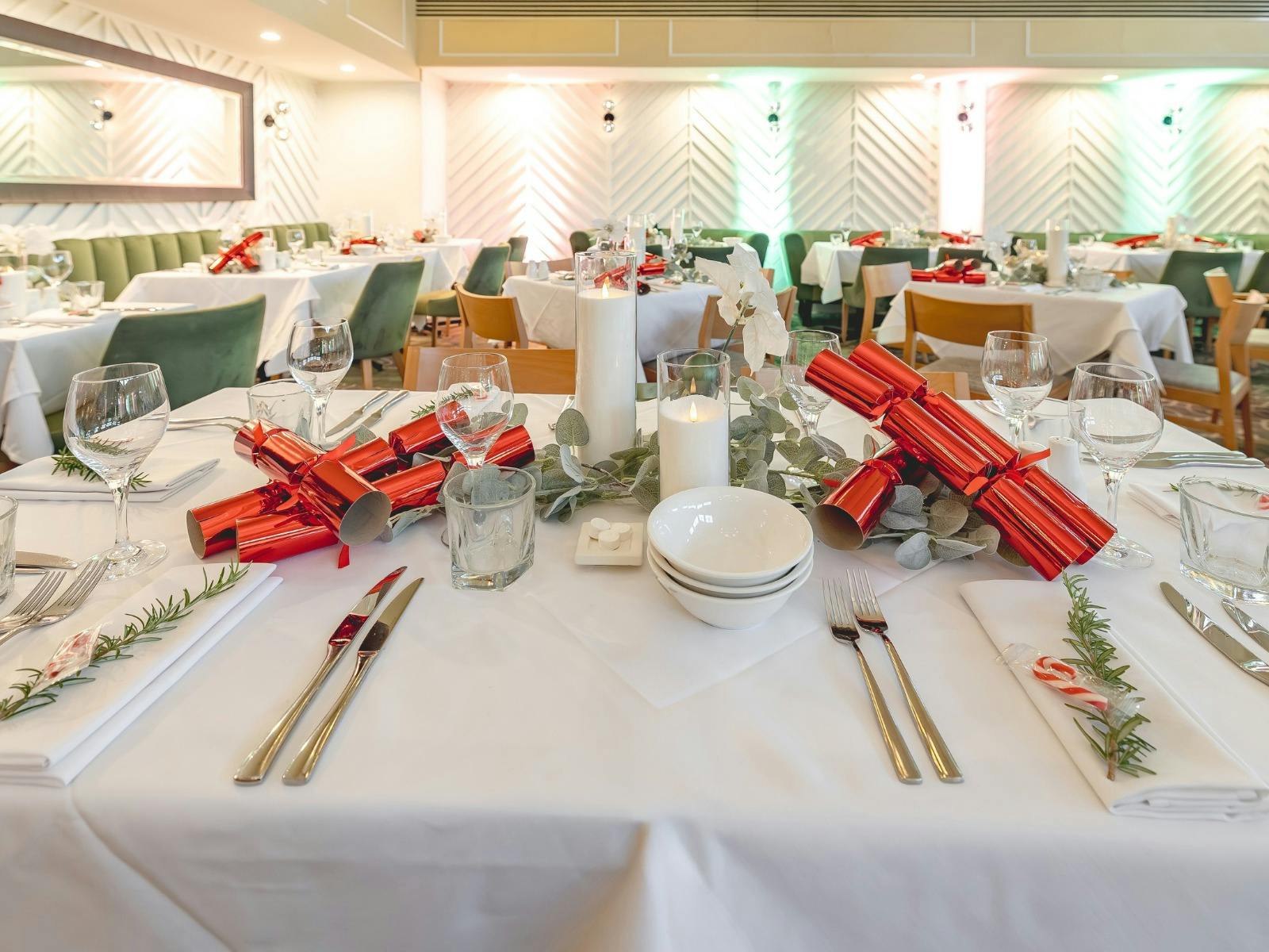 Cove Cafe festive table styling