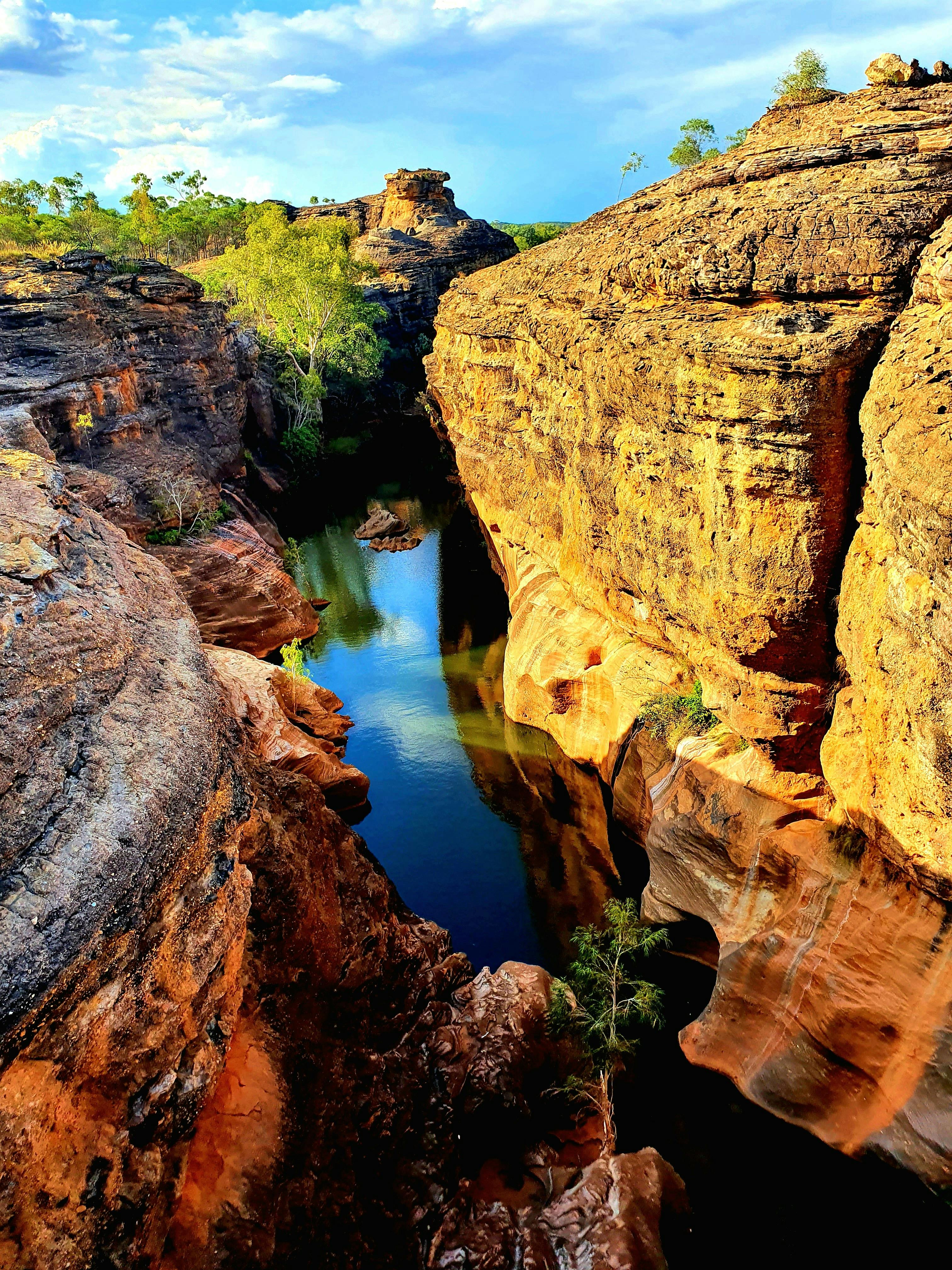 Cobbold Gorge - view from glass bridge