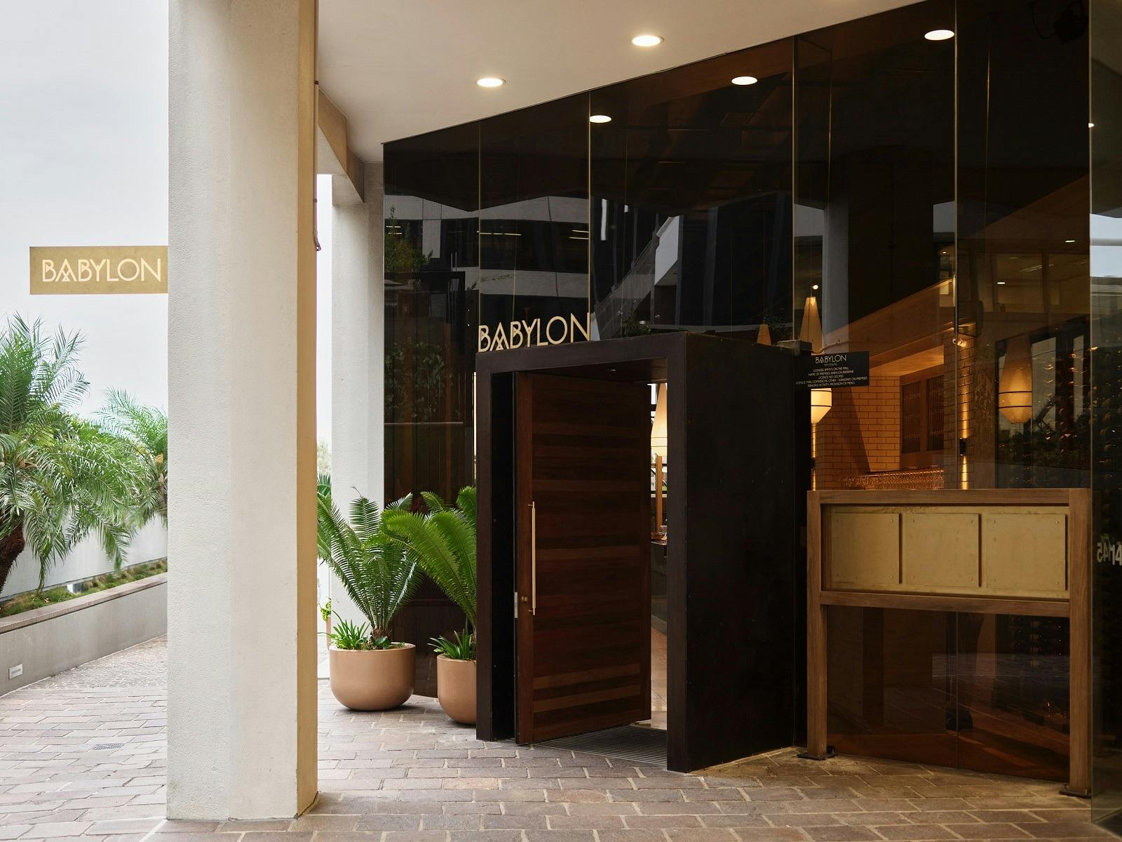 Babylon Brisbane Entrance Babylon Brisbane Entrance