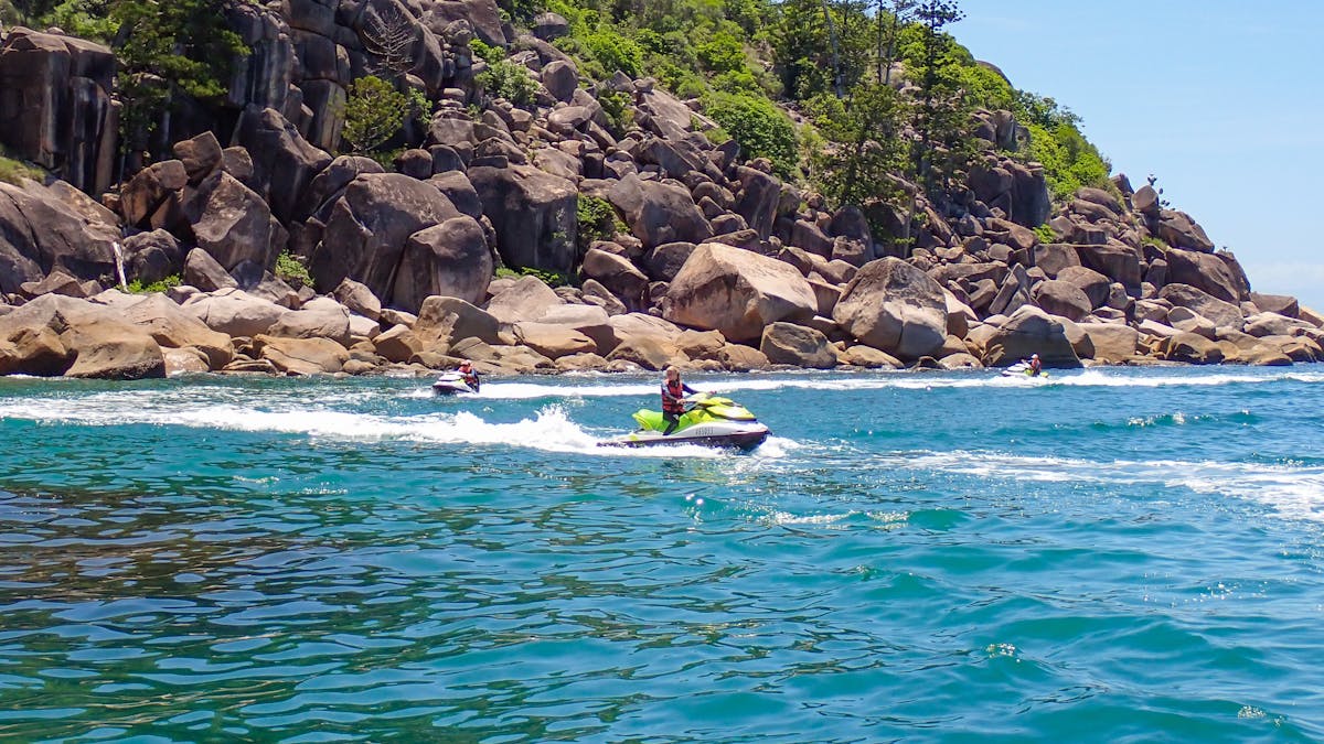 Magnetic Island Jet Skis discovering the secret bays of Maggie