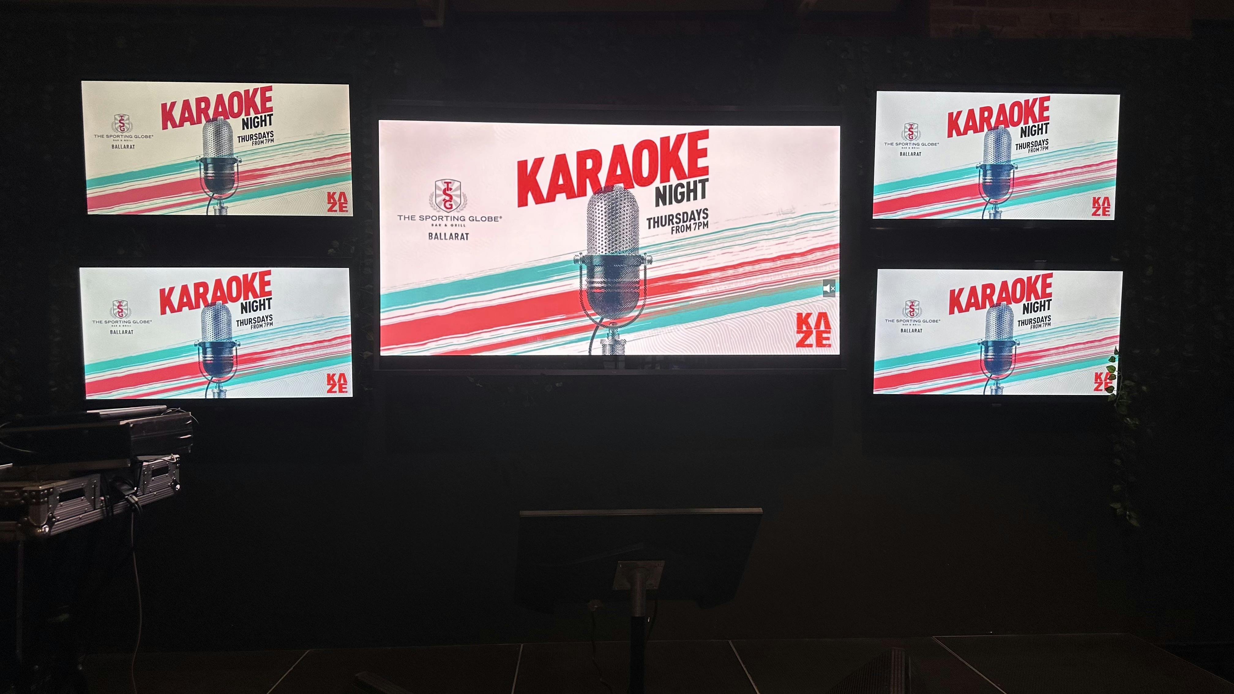 Kaze Karaoke: Thursday Nights at The Sporting Globe Ballarat