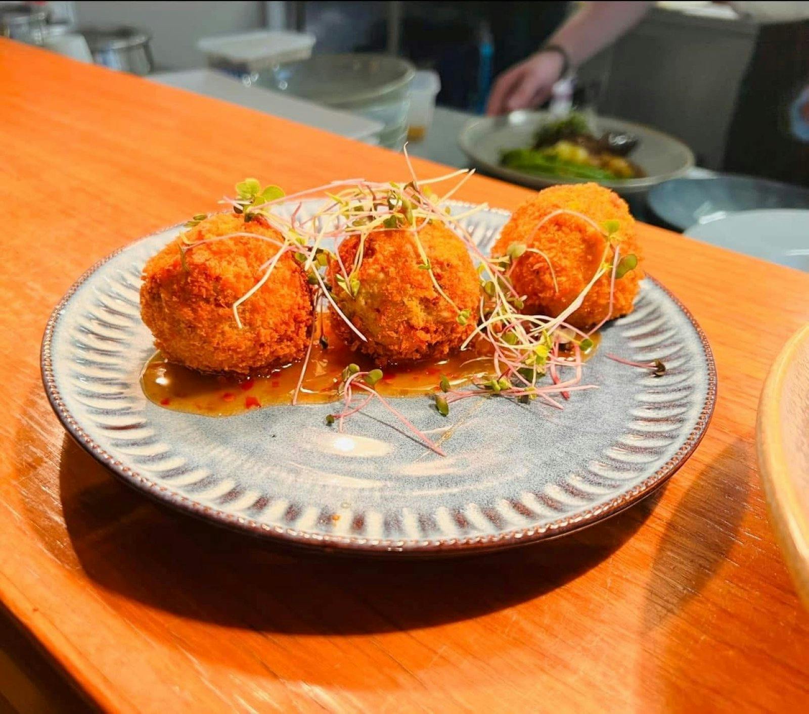 Dish served on a plate