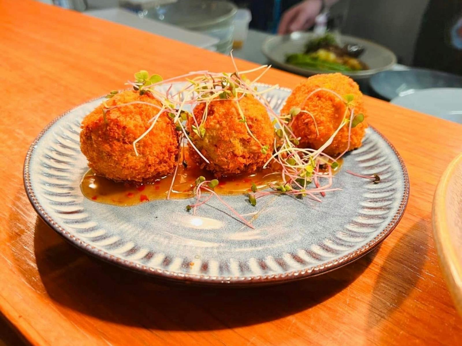 Dish served on a plate