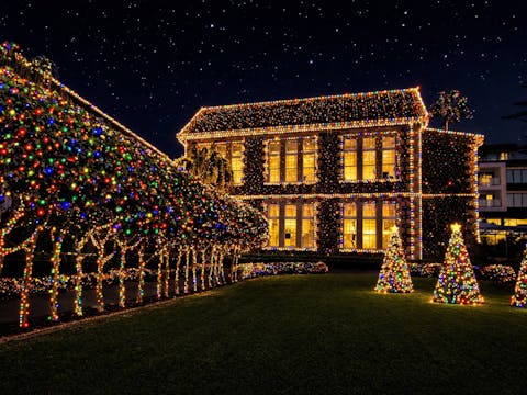 Christmas Lights by Kiama Harbour