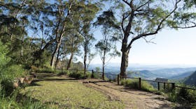 Views down valley from lookout.