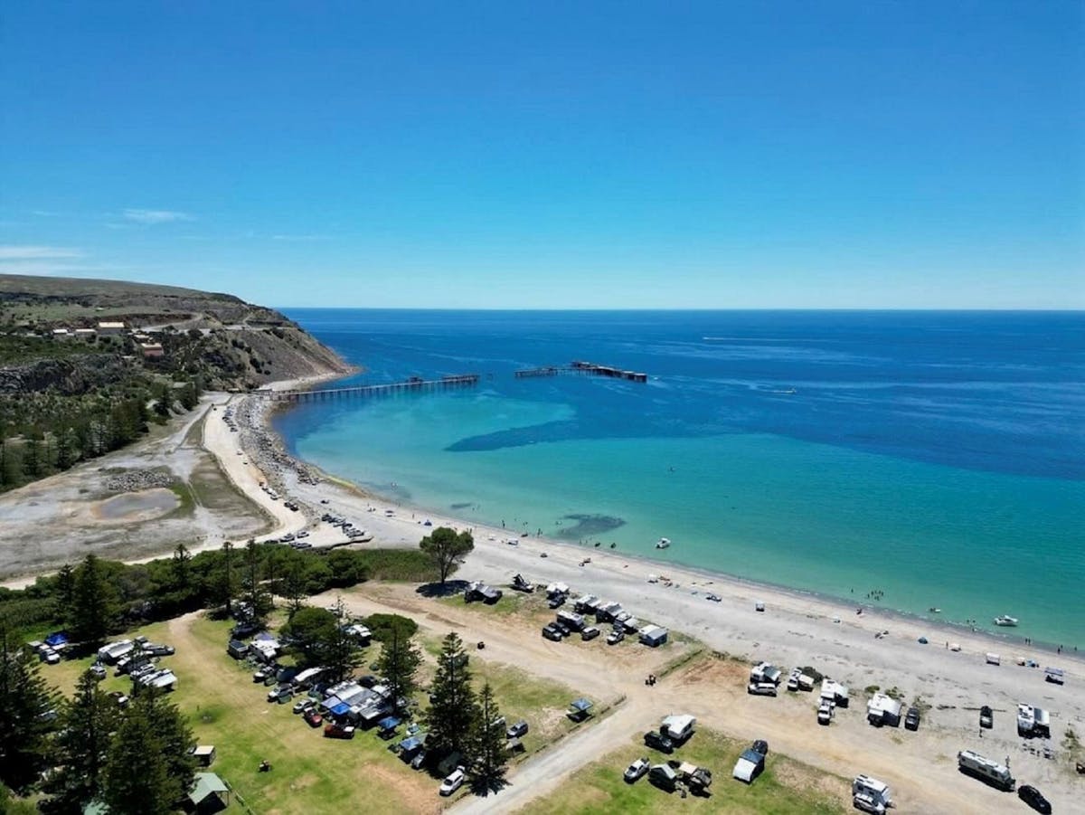 A photo of the Rapid Bay Camping Ground