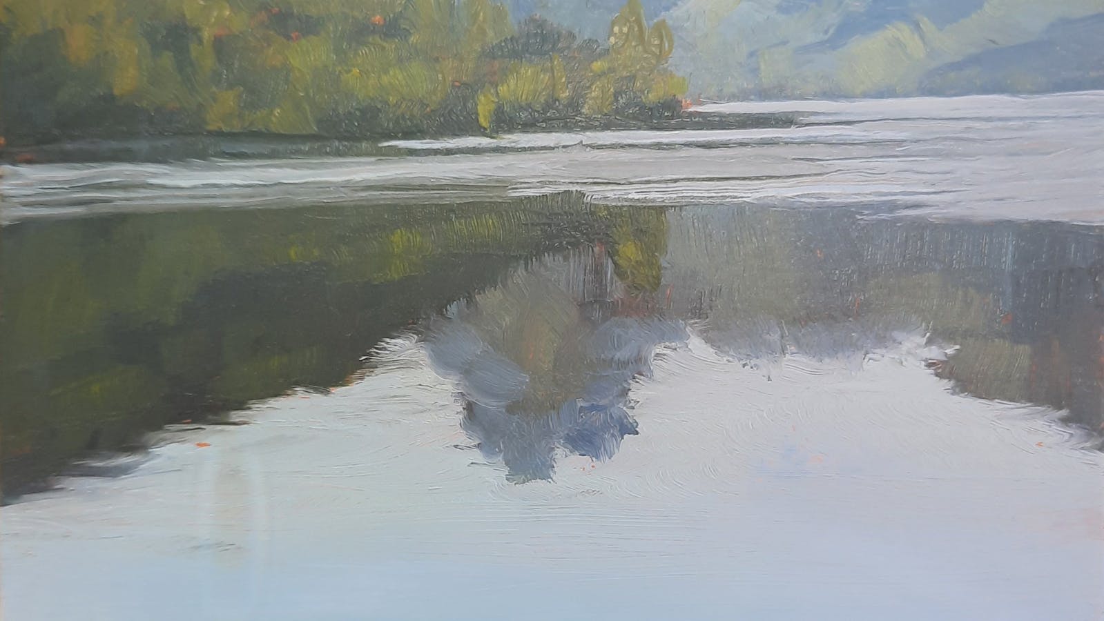 Wendy Galloway - Mt Ida, Lake St Clair - oil