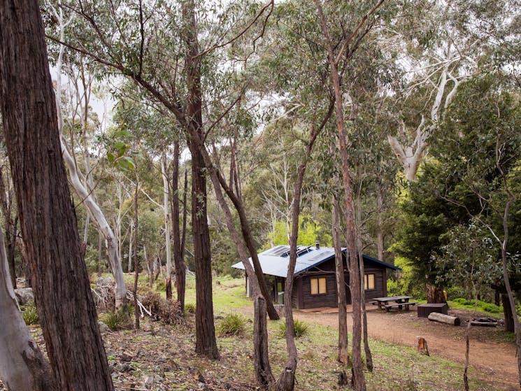 Enjoy a log cabin by the river