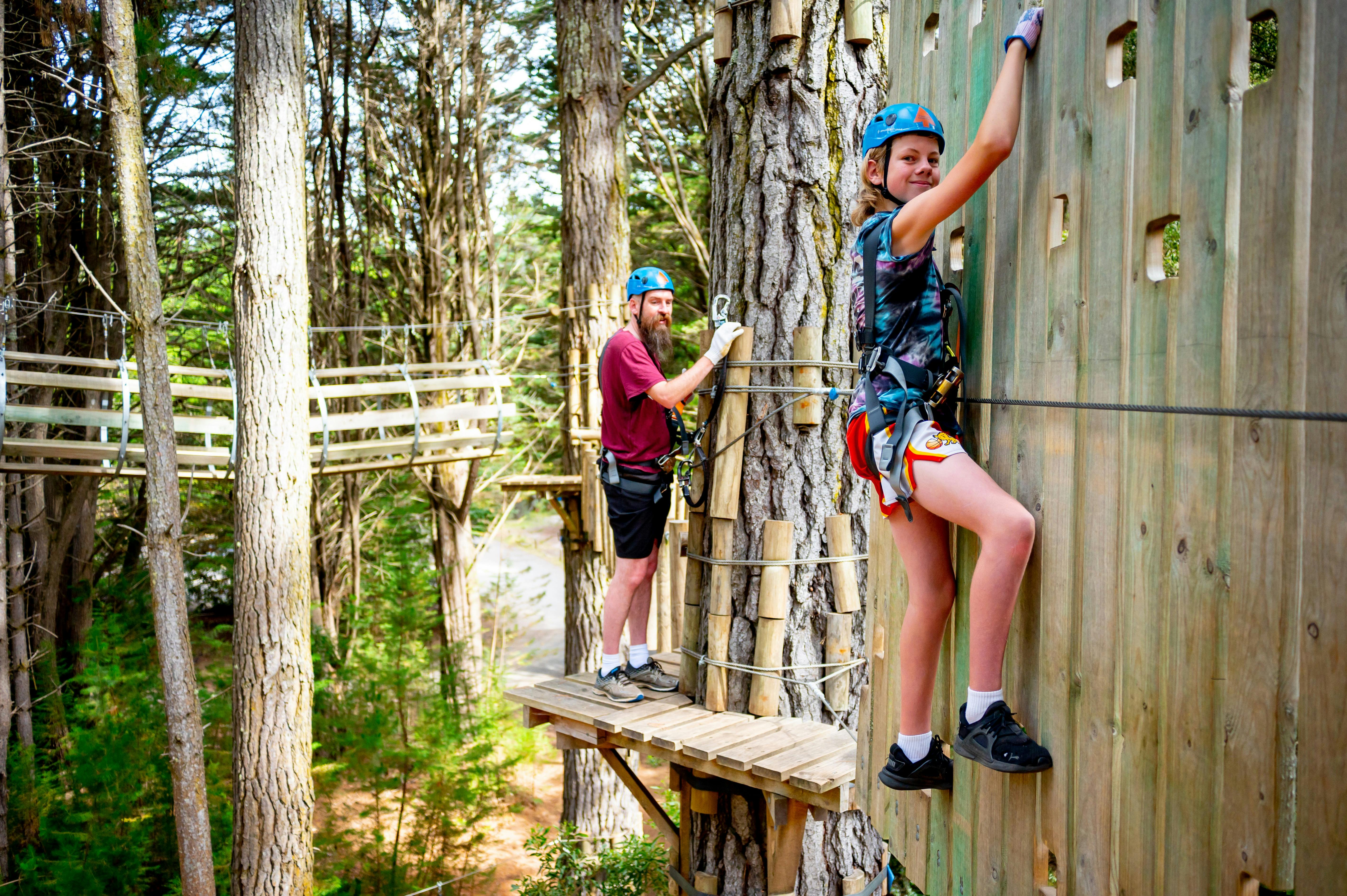 Treetops Hollybank High Ropes Course Family Fun