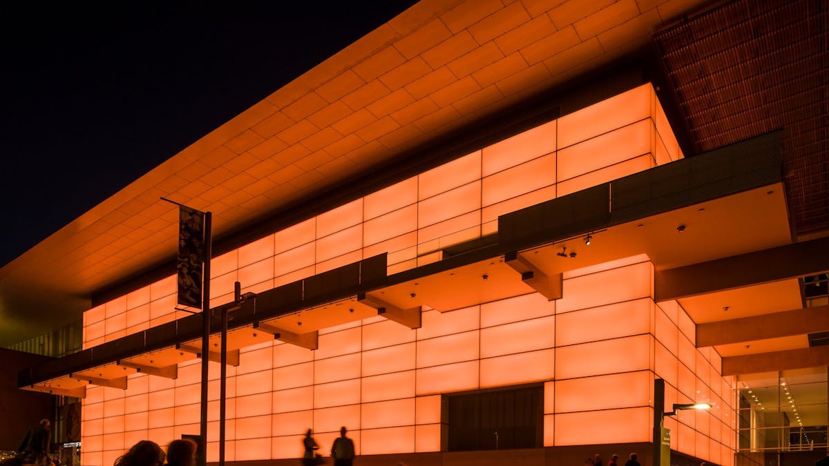 James Turrell's Night Life 2018. Commissioned to mark the 10th anniversary of the opening of GOMA